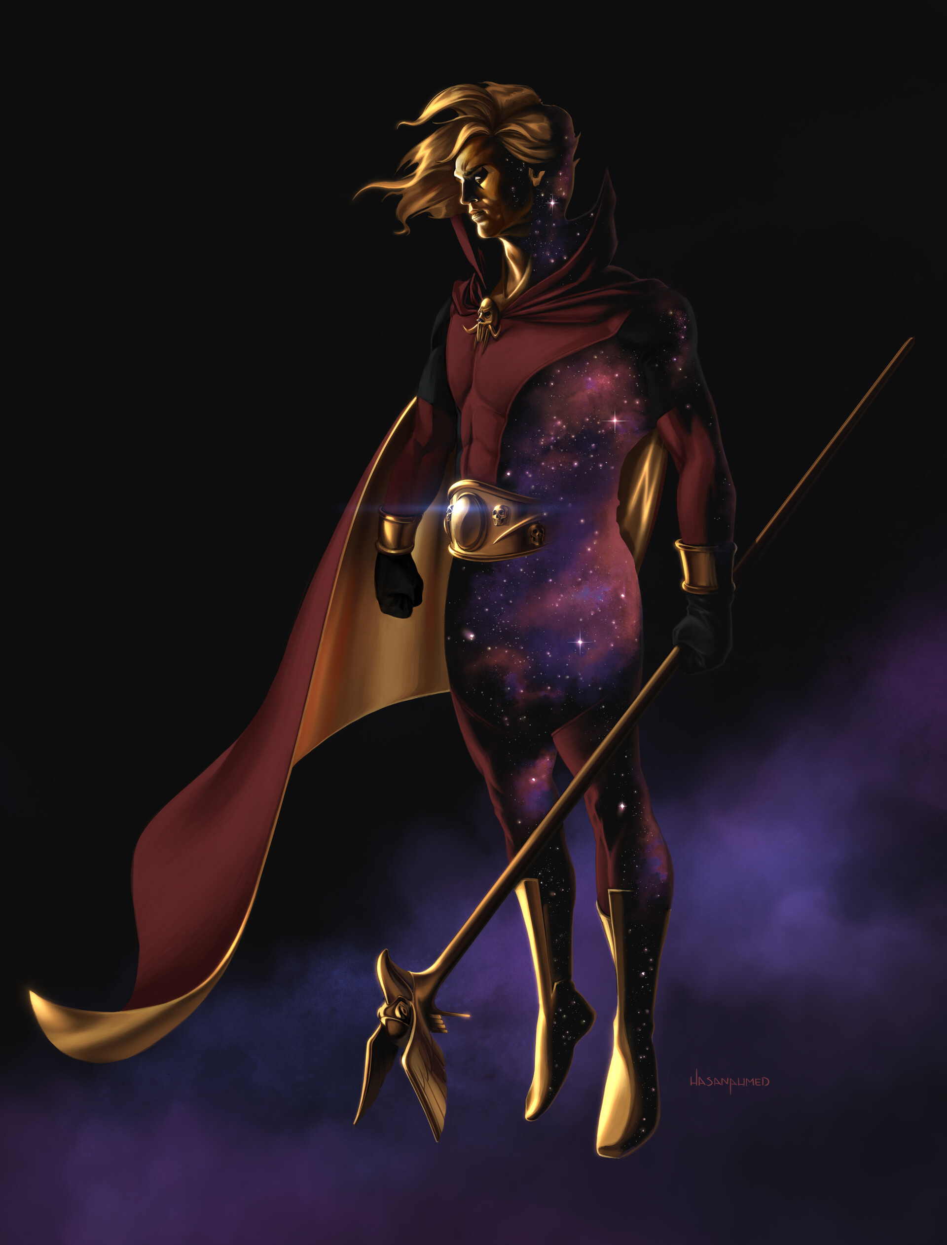 Adam Warlock, Marvel Comics, Cosmic powers, Artistic depiction, 1920x2530 HD Phone