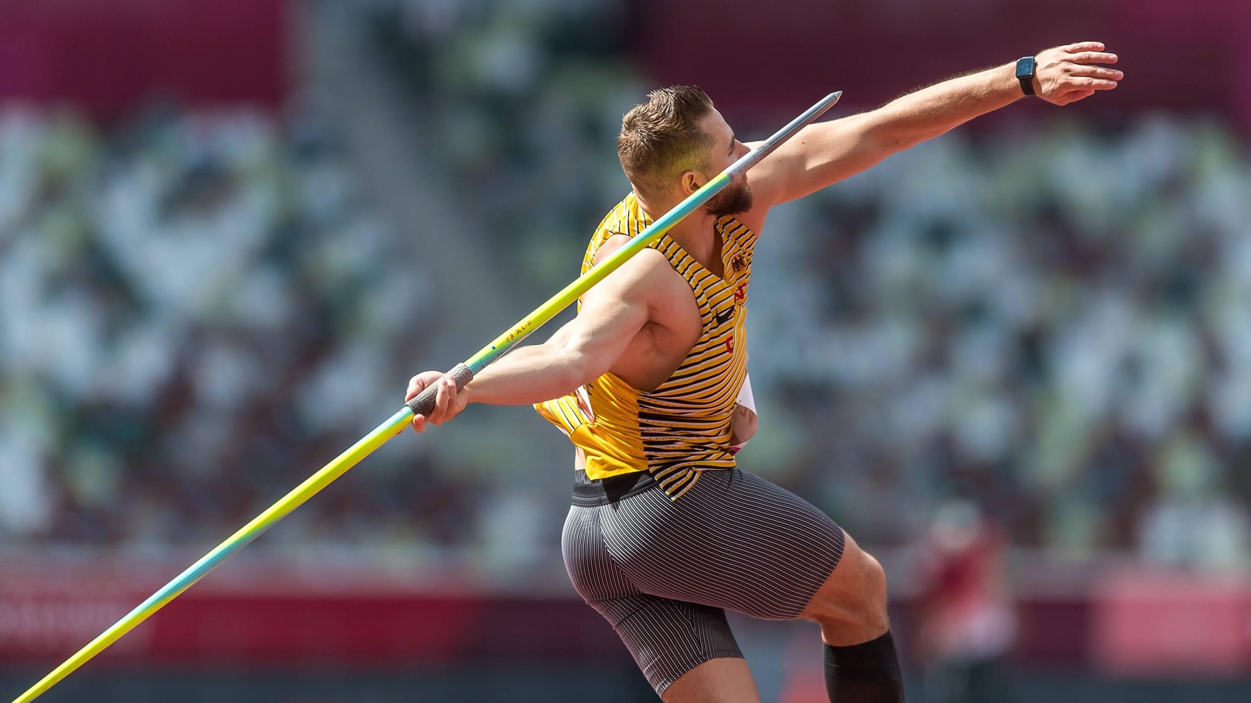 Johannes Vetter, Javelin Throw Wallpaper, 2560x1440 HD Desktop