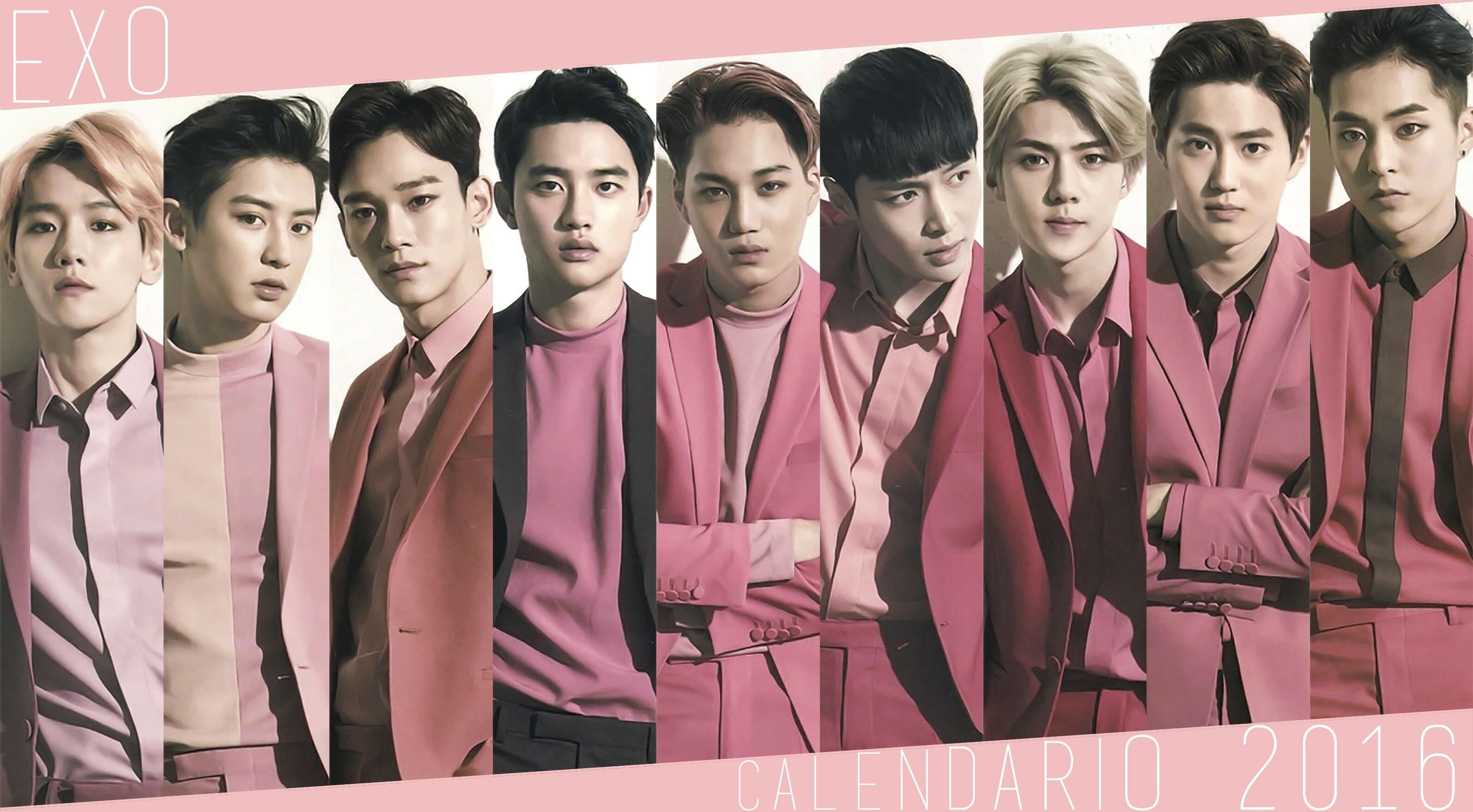 EXO wallpaper HD, Stunning graphics, Fan appreciation, Visual masterpiece, 3190x1760 HD Desktop