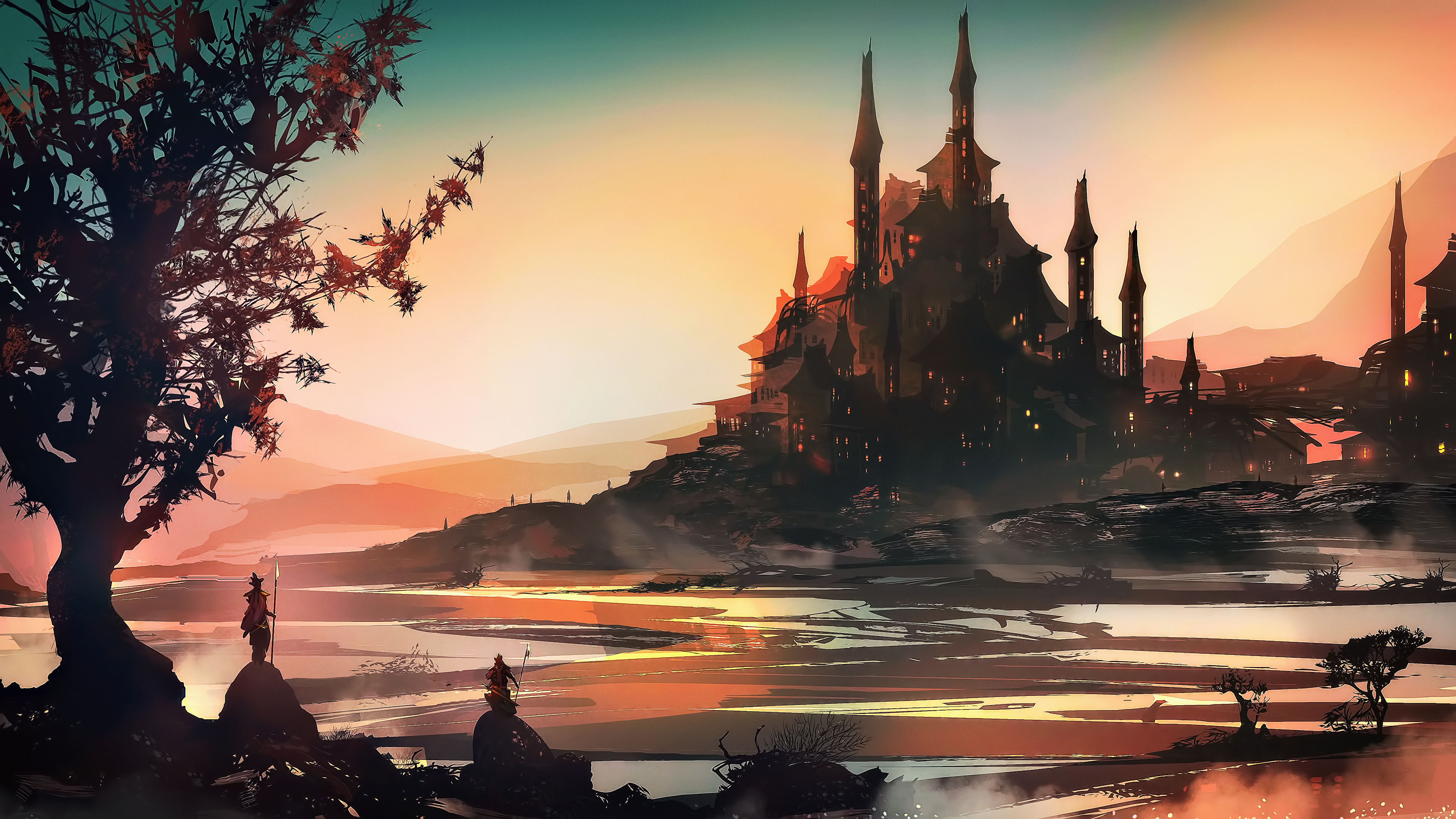 Castle, Fantasy Arts Wallpaper, 3840x2160 4K Desktop