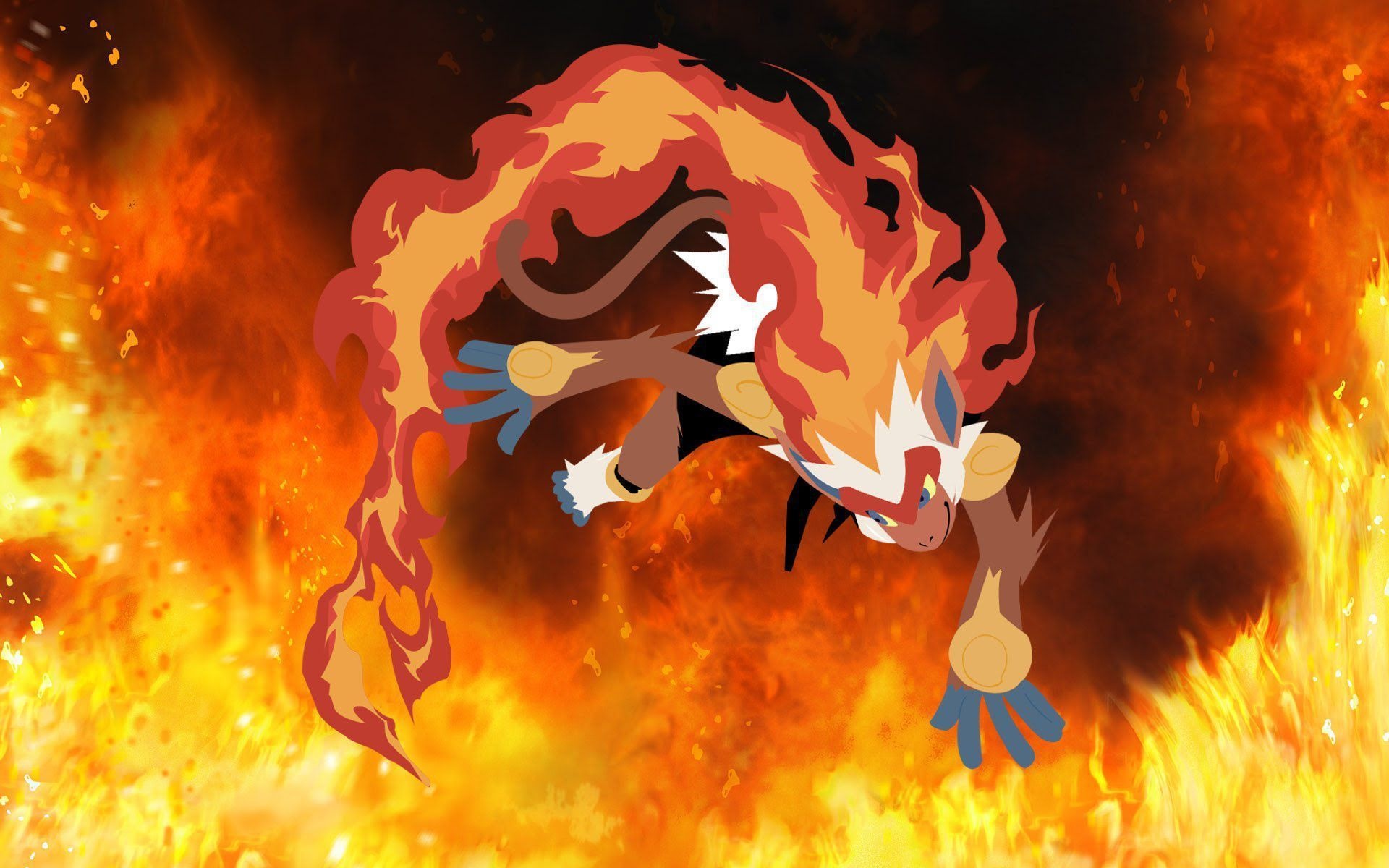 Infernape, Gaming, 1920x1200 HD Desktop