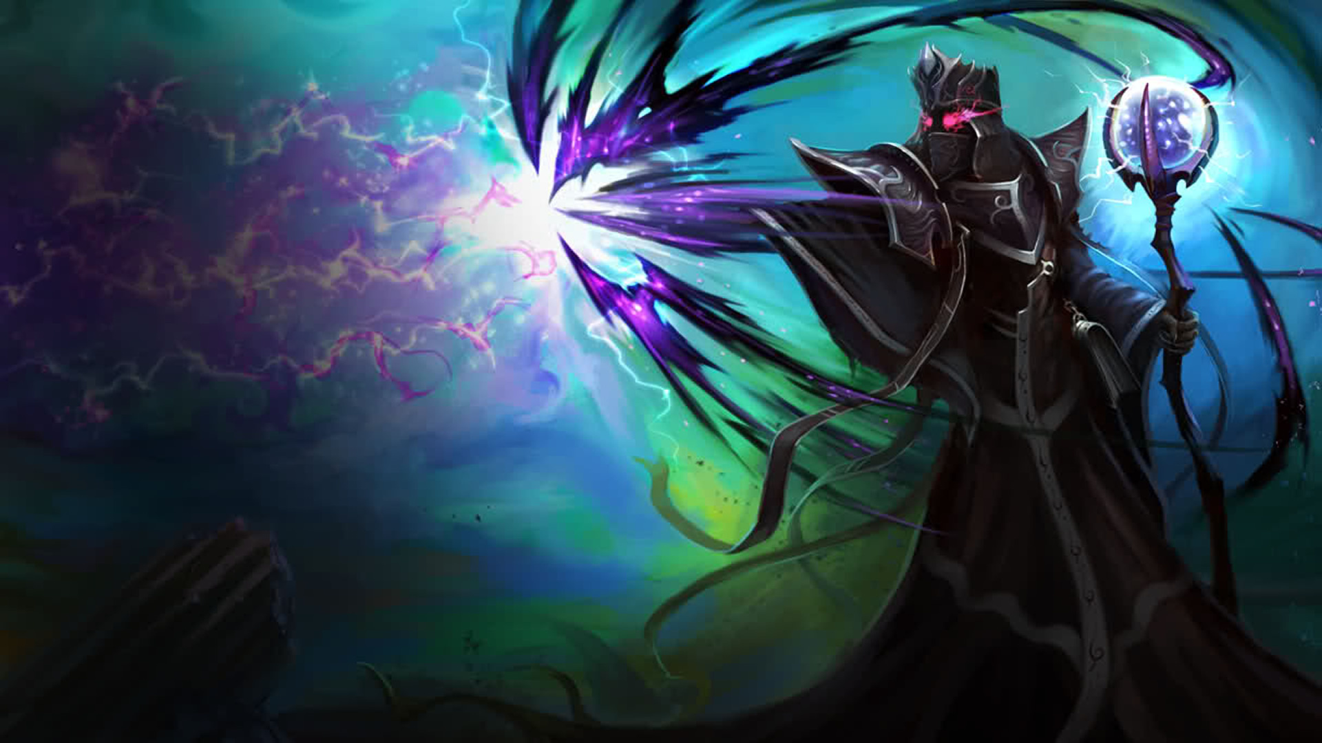 Karthus, League of Legends, Leaguesplash wallpapers, 1920x1080 Full HD Desktop