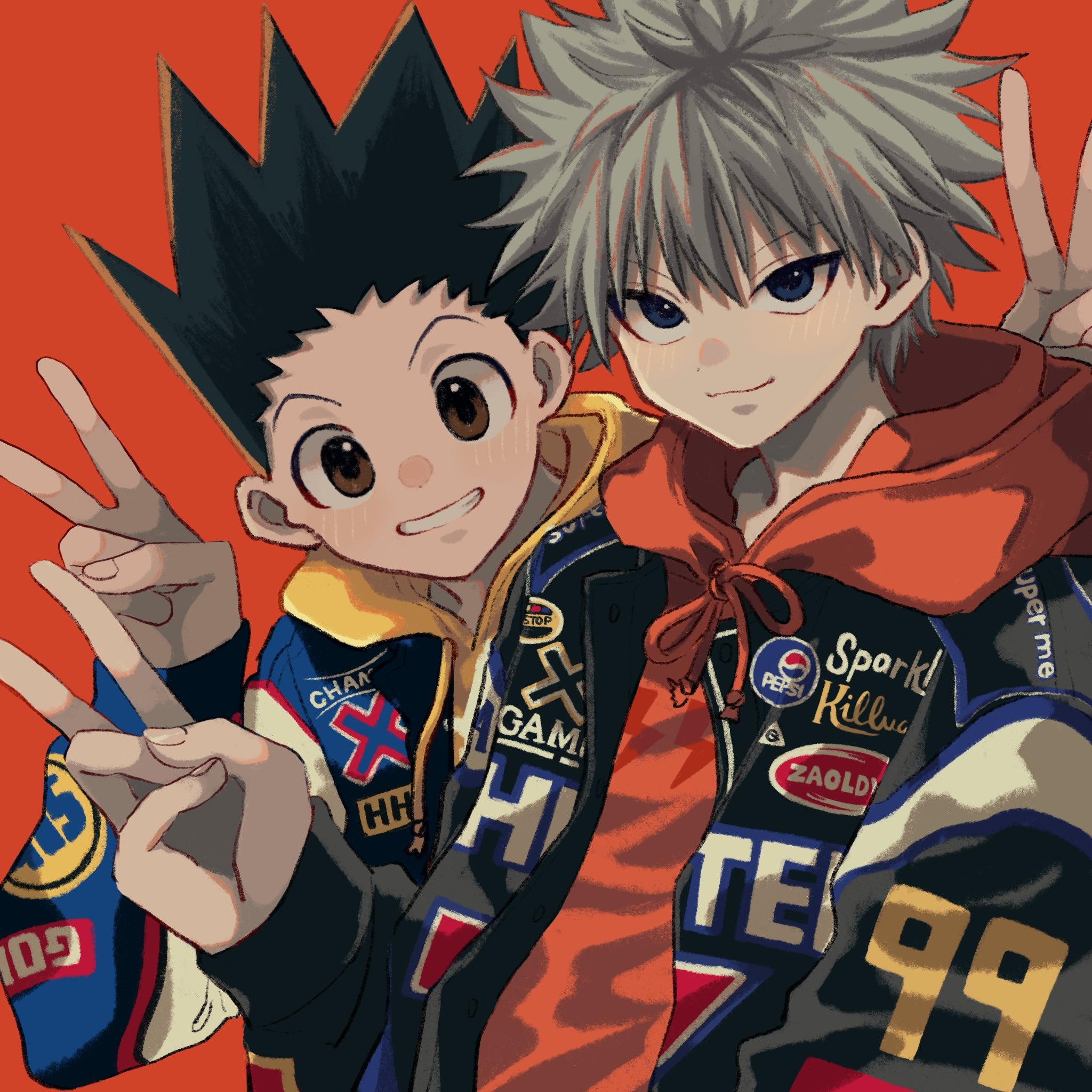 Gon and Killua, We Heart It, Hunter x Hunter, Killua, 2050x2050 HD Phone