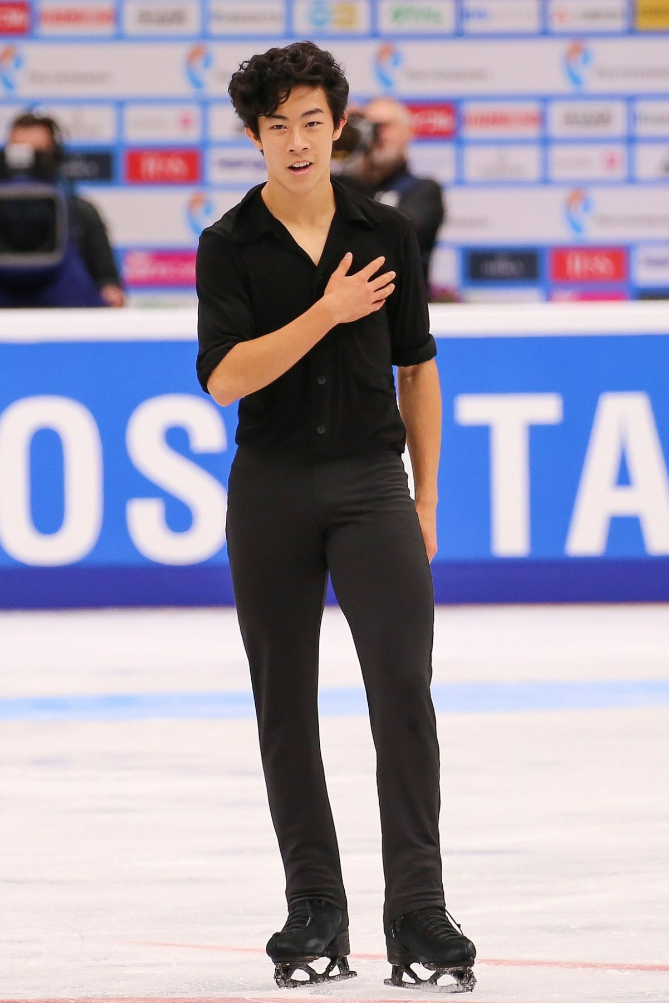 Nathan Chen, Figure skater, High-resolution photos, Artistic expression, 1370x2050 HD Phone