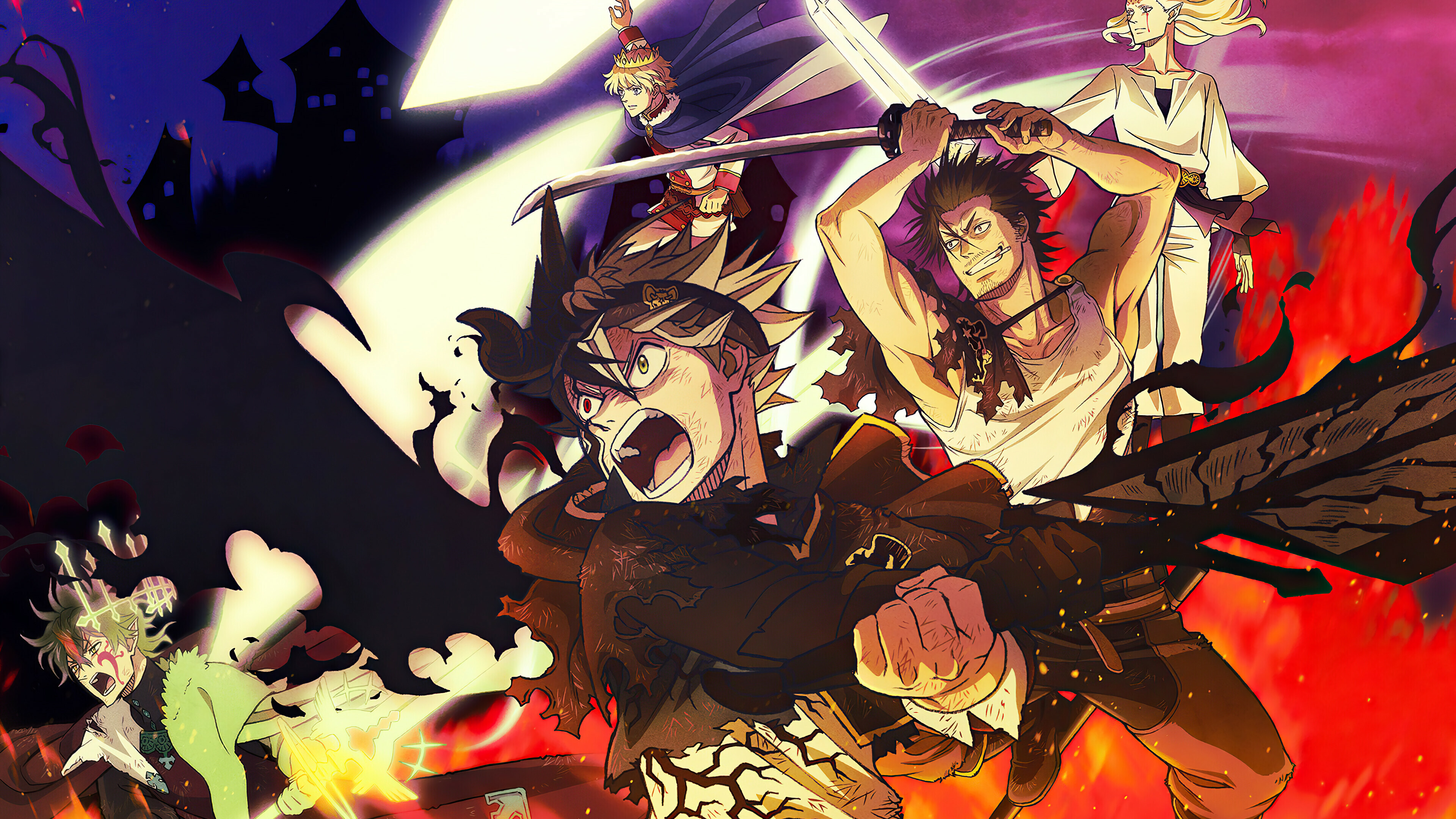 Black Clover, Anime character wallpaper, 4K quality, Desktop and mobile, 3840x2160 4K Desktop