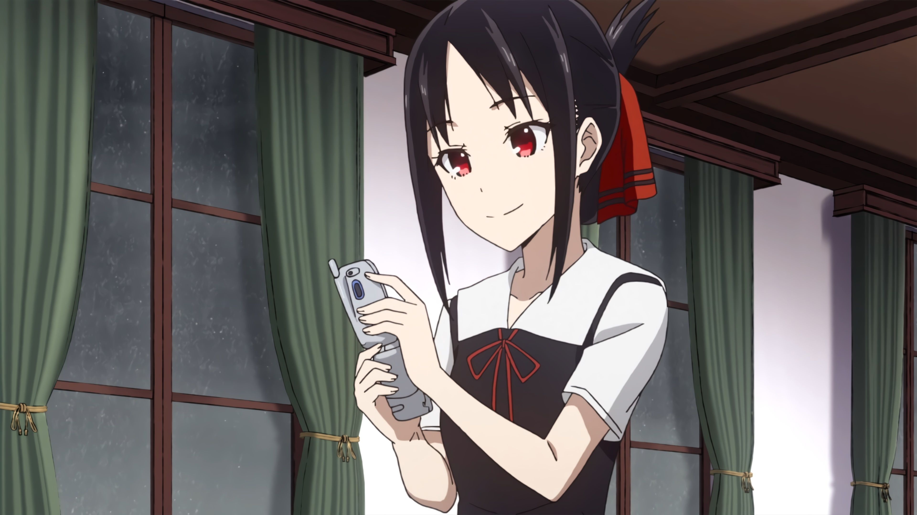 Kaguya-sama, Love is War, Anime romance, Kokurasetai high school, 3840x2160 4K Desktop