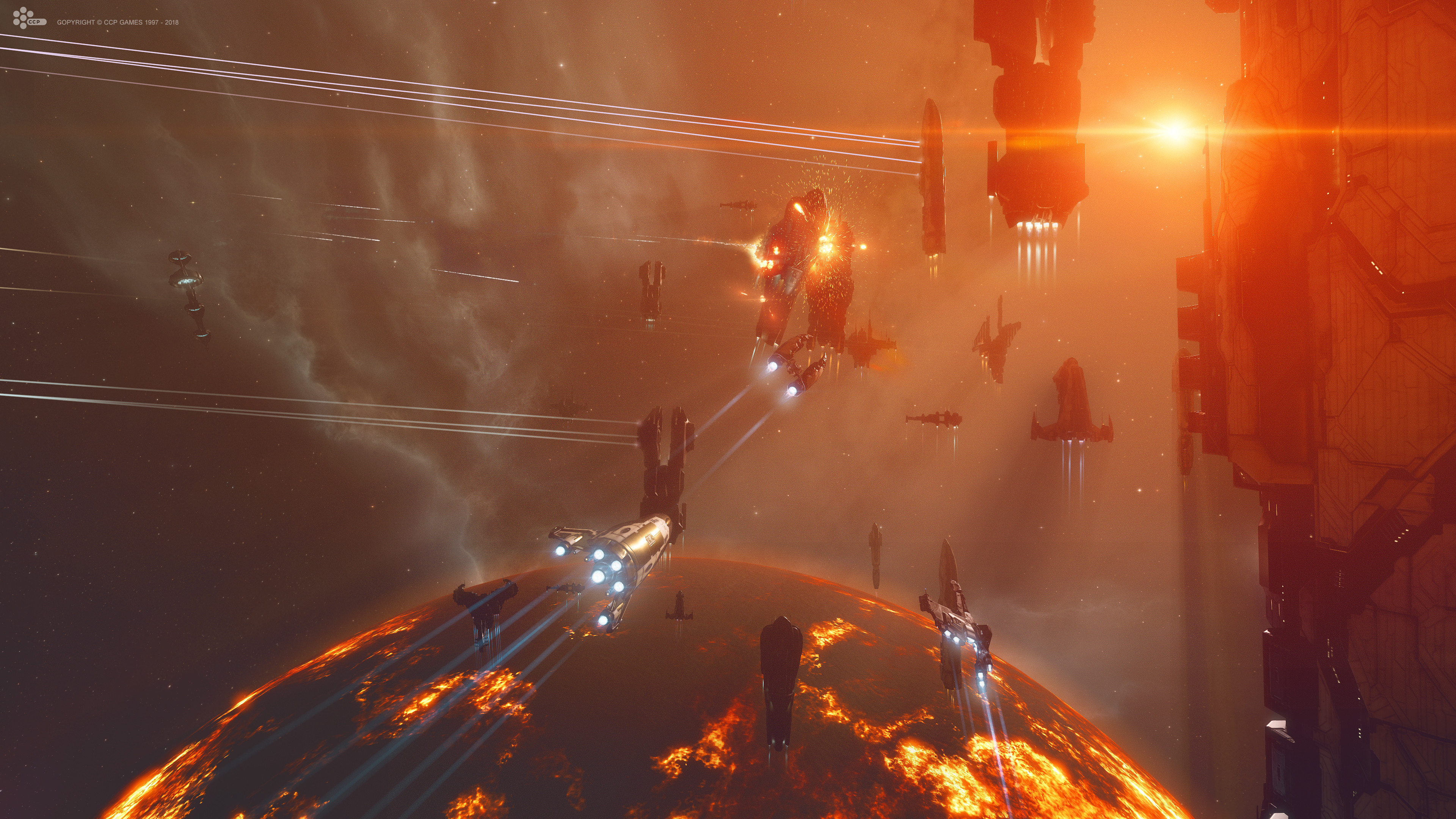 EVE Online, Great battles, Legendary conflicts, Epic encounters, 3840x2160 4K Desktop