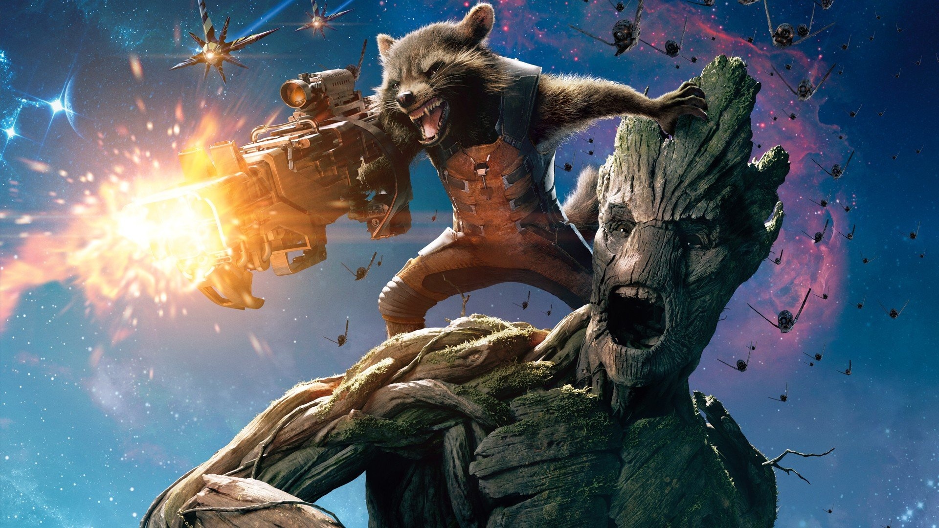 Groot and Rocket, Groot Wallpaper, 1920x1080 Full HD Desktop