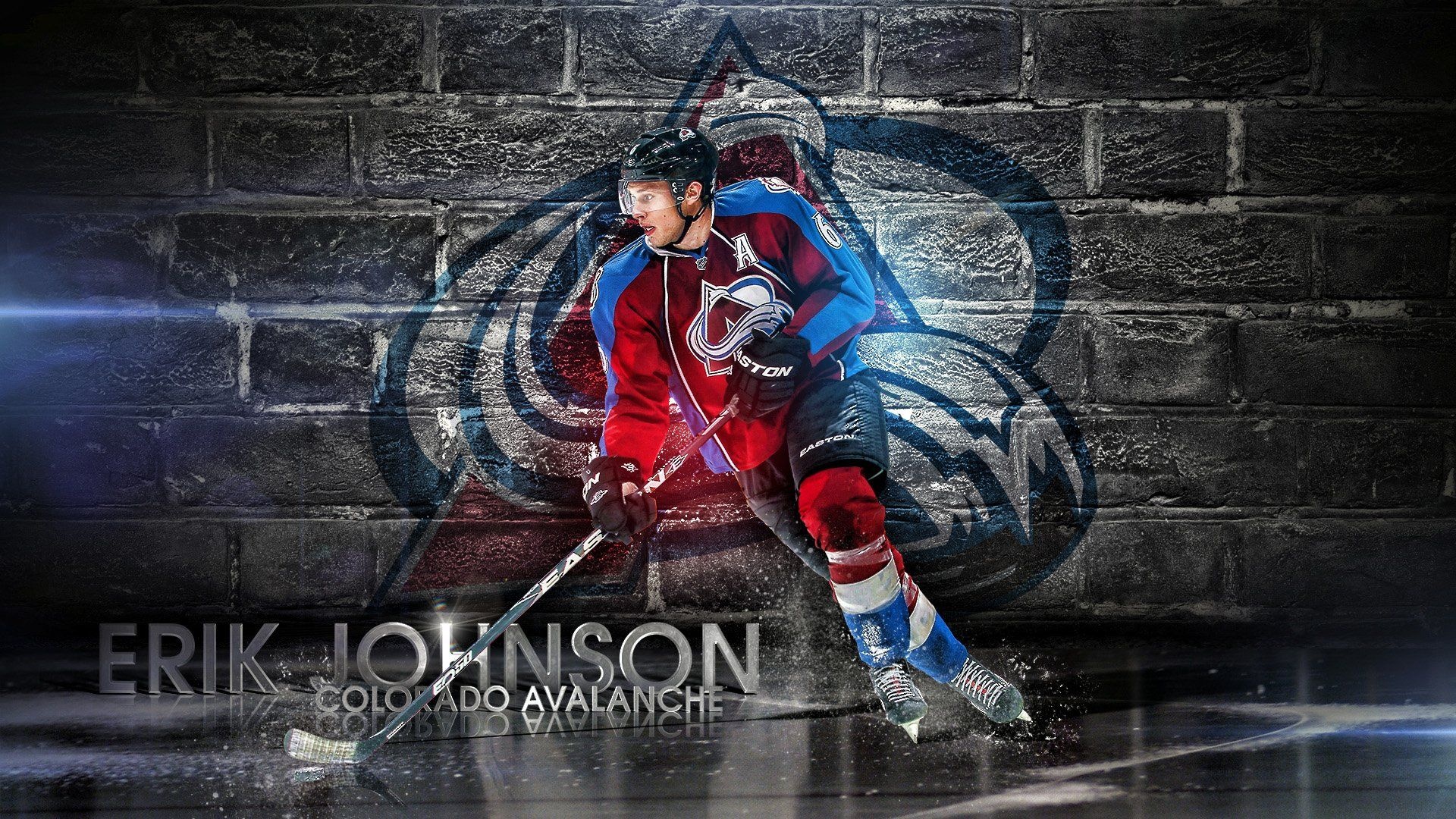 Erik Johnson, Colorado Avalanche Wallpaper, 1920x1080 Full HD Desktop