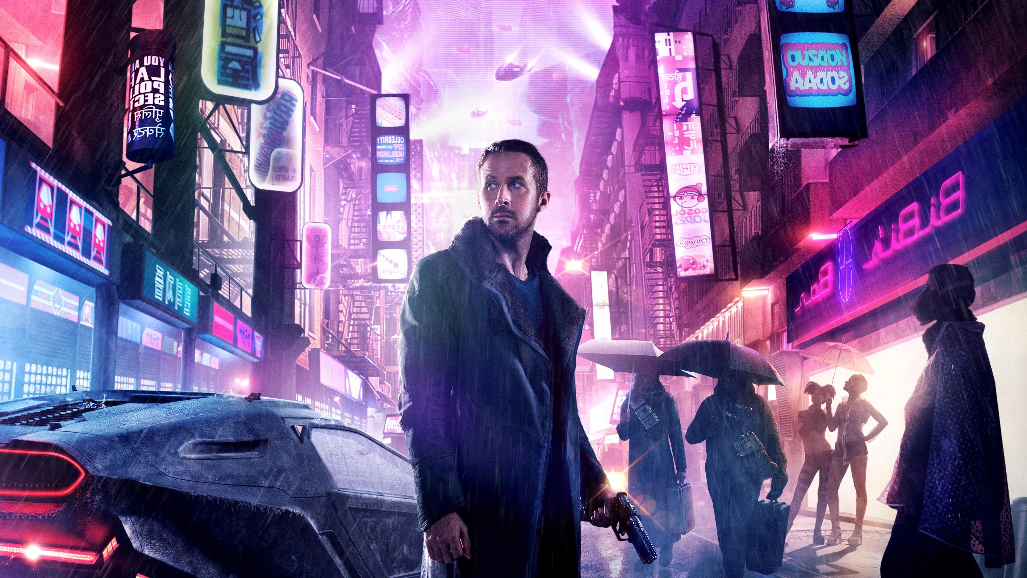 Neon Lights, Blade Runner 2049, Cyberpunk City, 3330x1880 HD Desktop