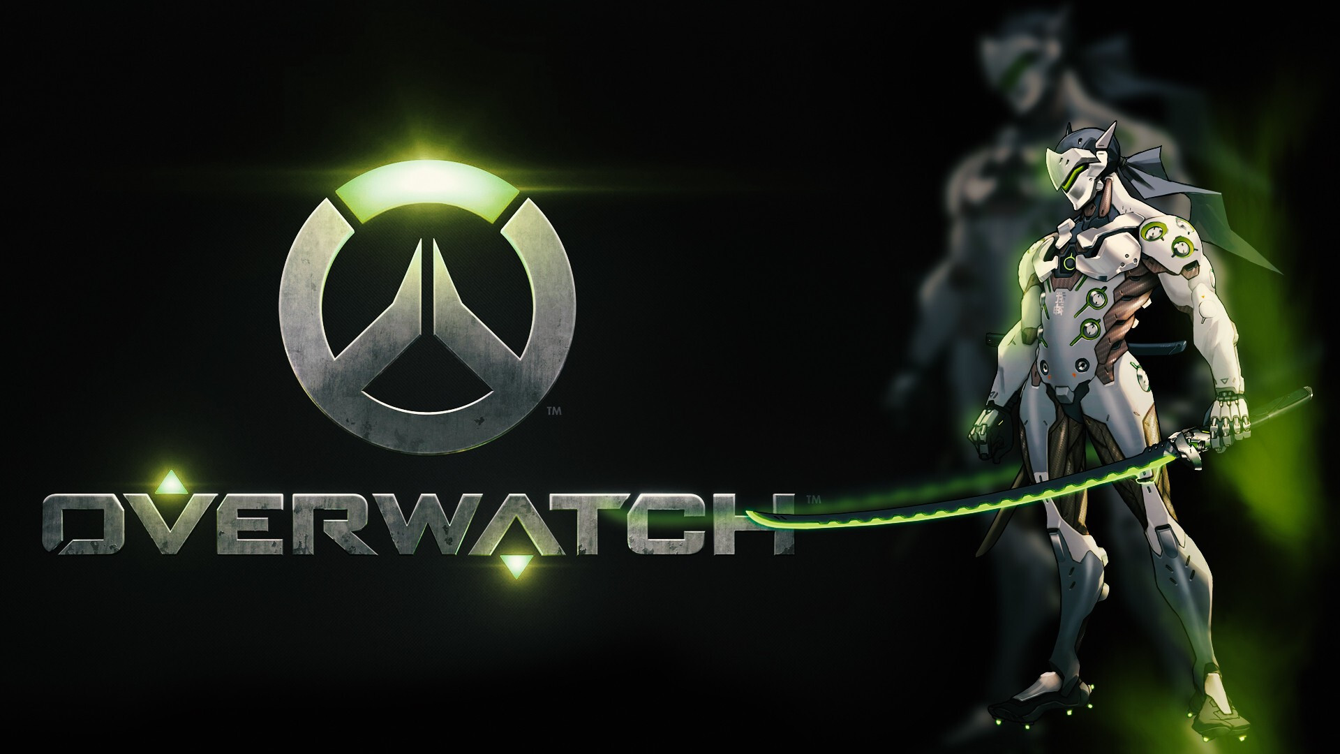 Genji widescreen wallpaper, High-resolution visuals, Bold design, Stunning art, 1920x1080 Full HD Desktop