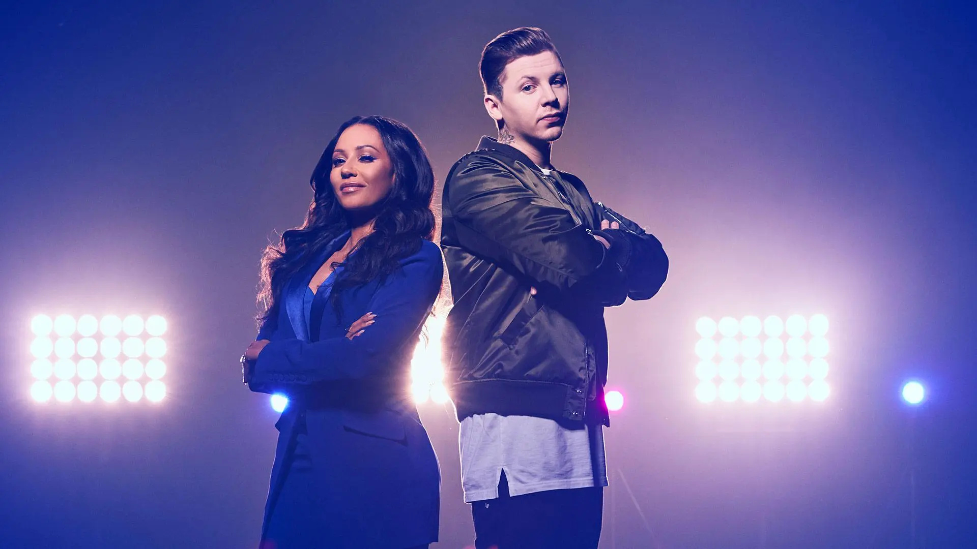 Mel B and Professor Green, Lip Sync Battle UK, Dynamic duo, Musical collaboration, 1920x1080 Full HD Desktop