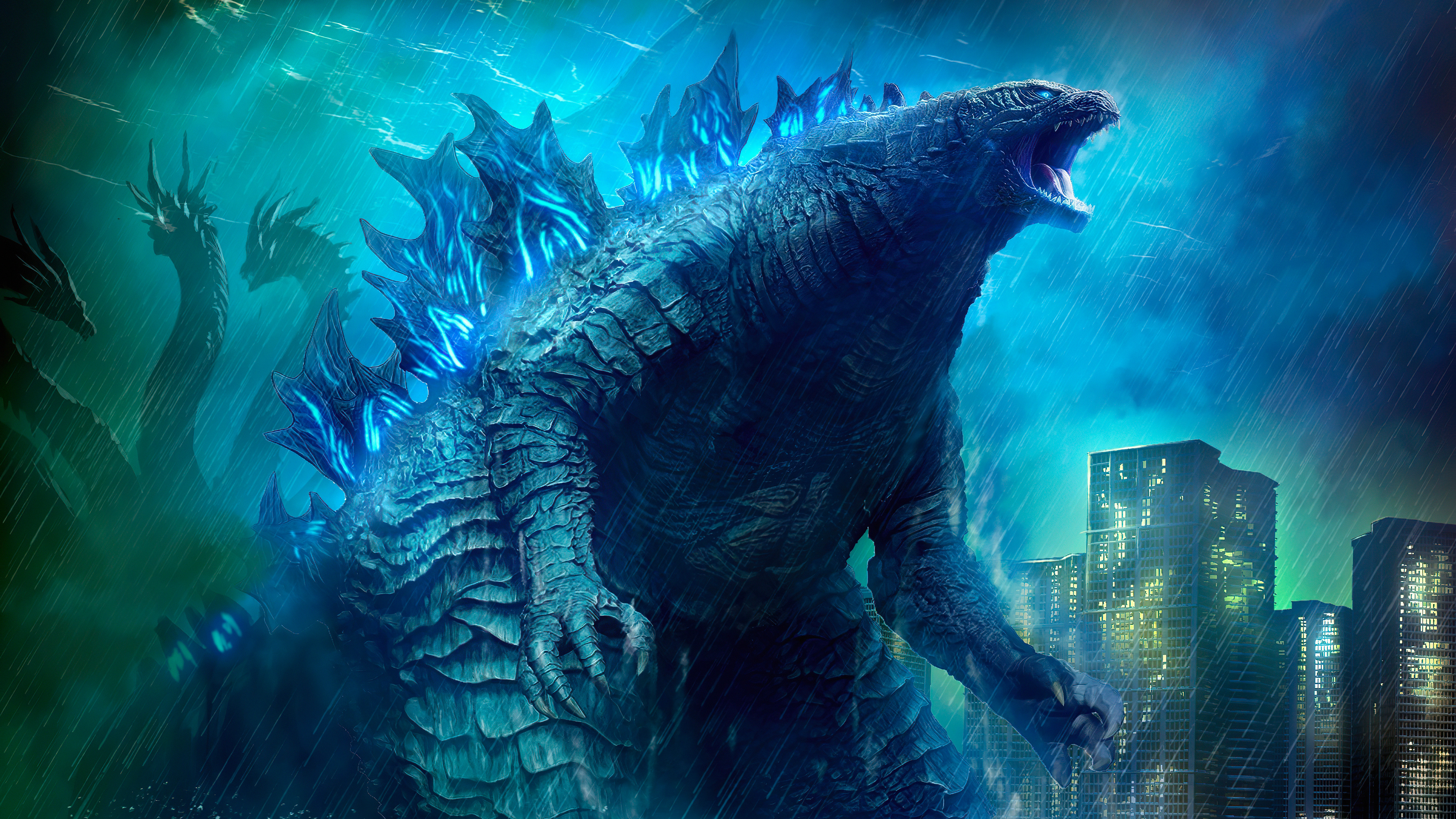 King of the Monsters, Godzilla Wallpaper, 3840x2160 4K Desktop