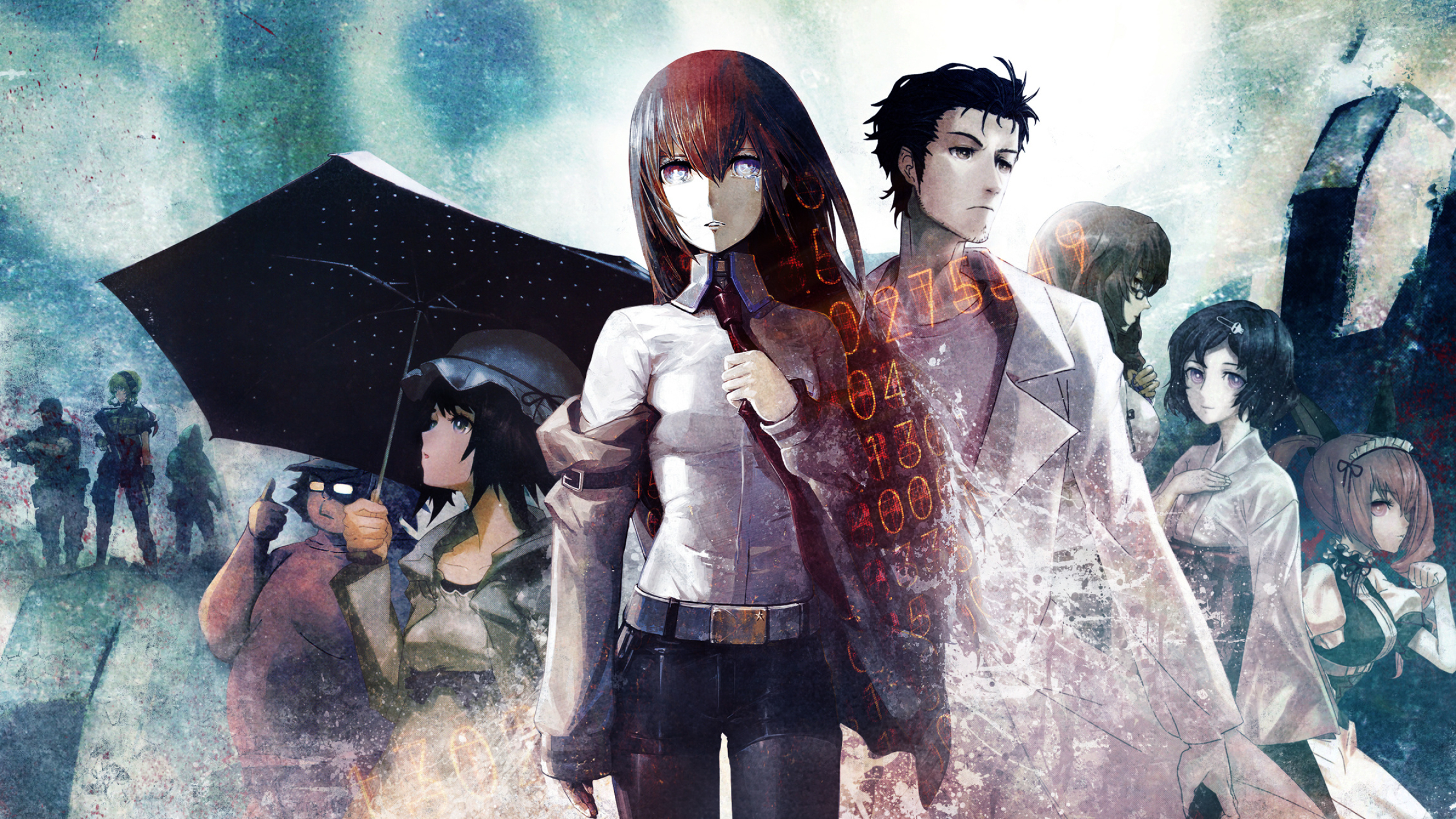 Steins; Gate, Wallpaper, Scan gallery, Minitokyo, 2560x1440 HD Desktop