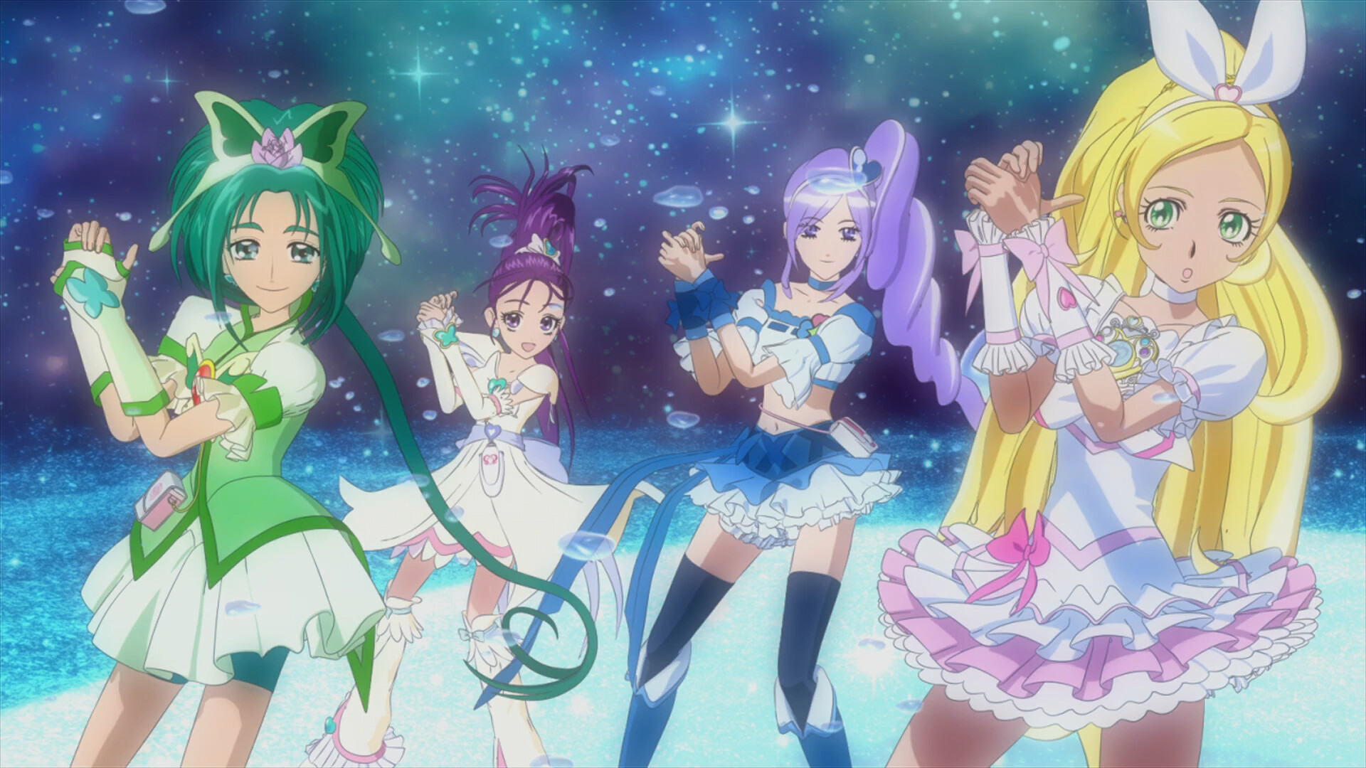 Glitter Force, Pretty Cure, HD wallpapers, Hintergrnde, 1920x1080 Full HD Desktop