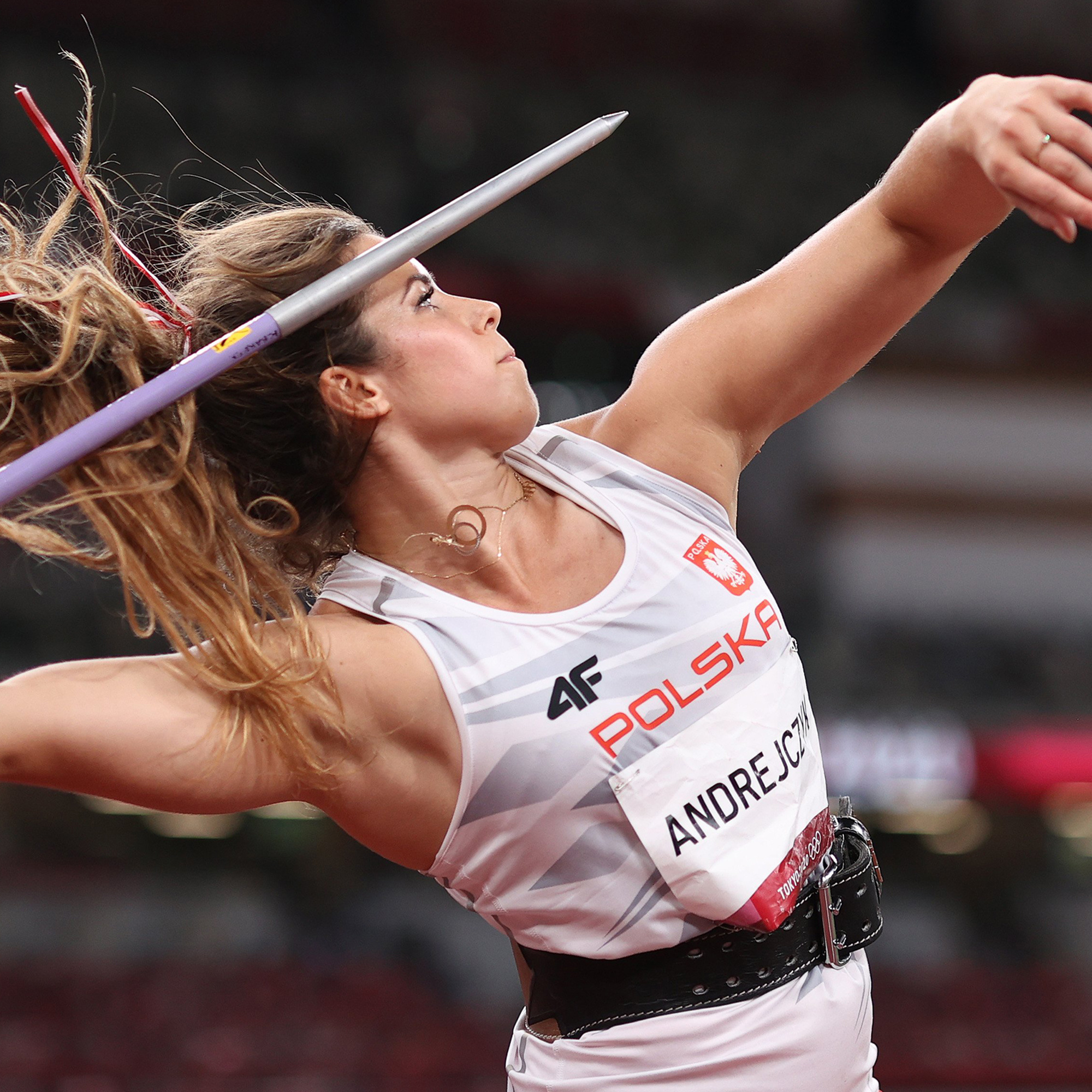 Maria Andrejczyk, Javelin Throw Wallpaper, 2000x2000 HD Phone