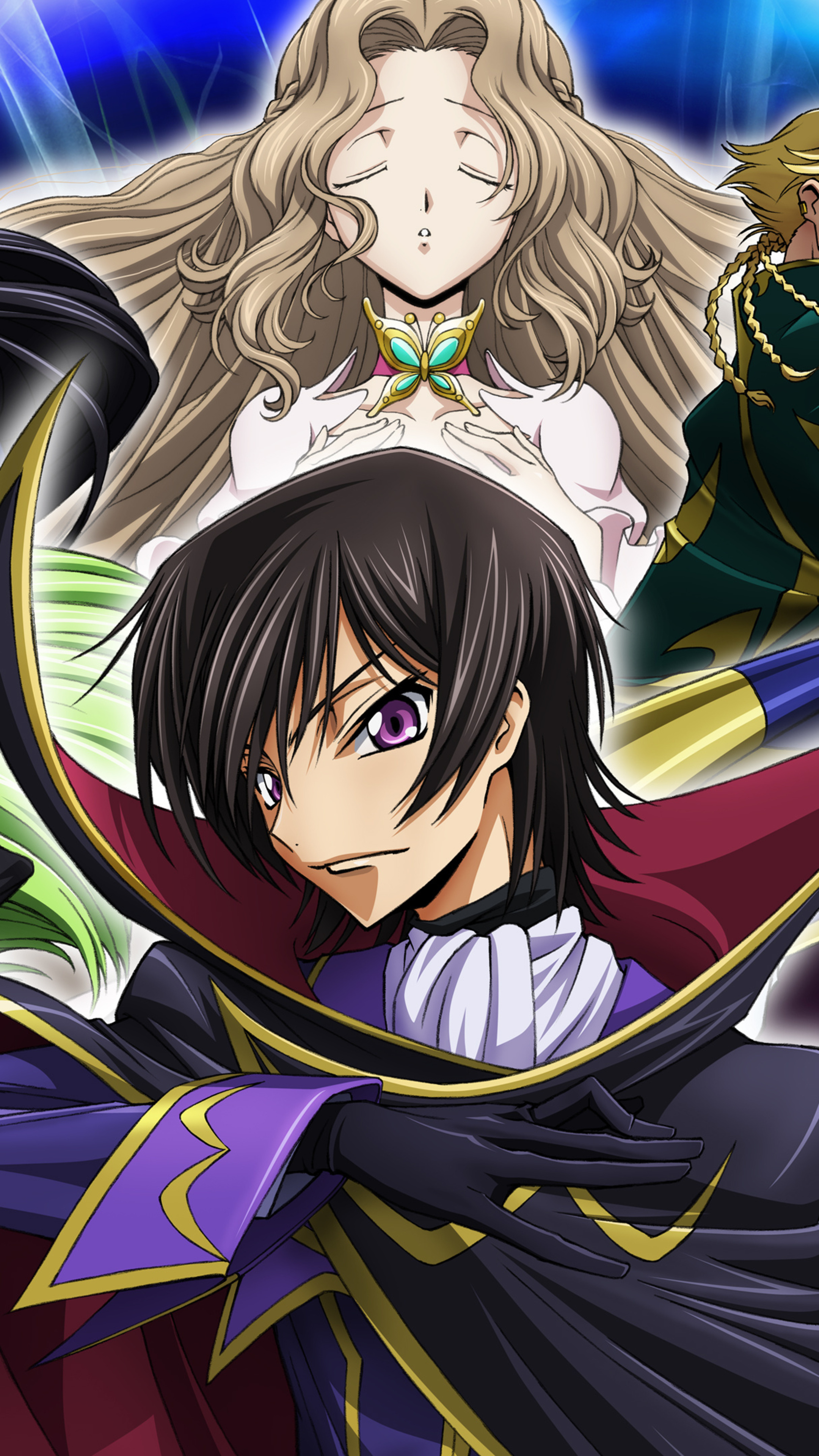 Code Geass: Lelouch of the Rebellion, Political intrigue, Mecha battles, Complex characters, 2160x3840 4K Phone