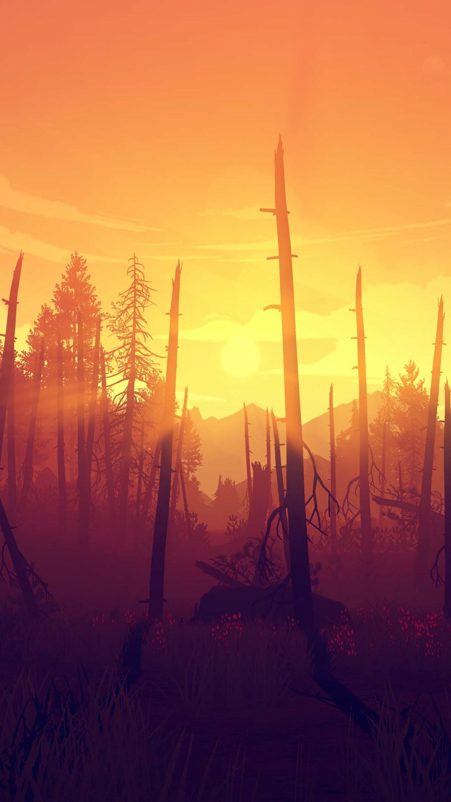 Firewatch gaming, Firewatch game, Game quest horror, PC PS4, 1440x2560 HD Phone