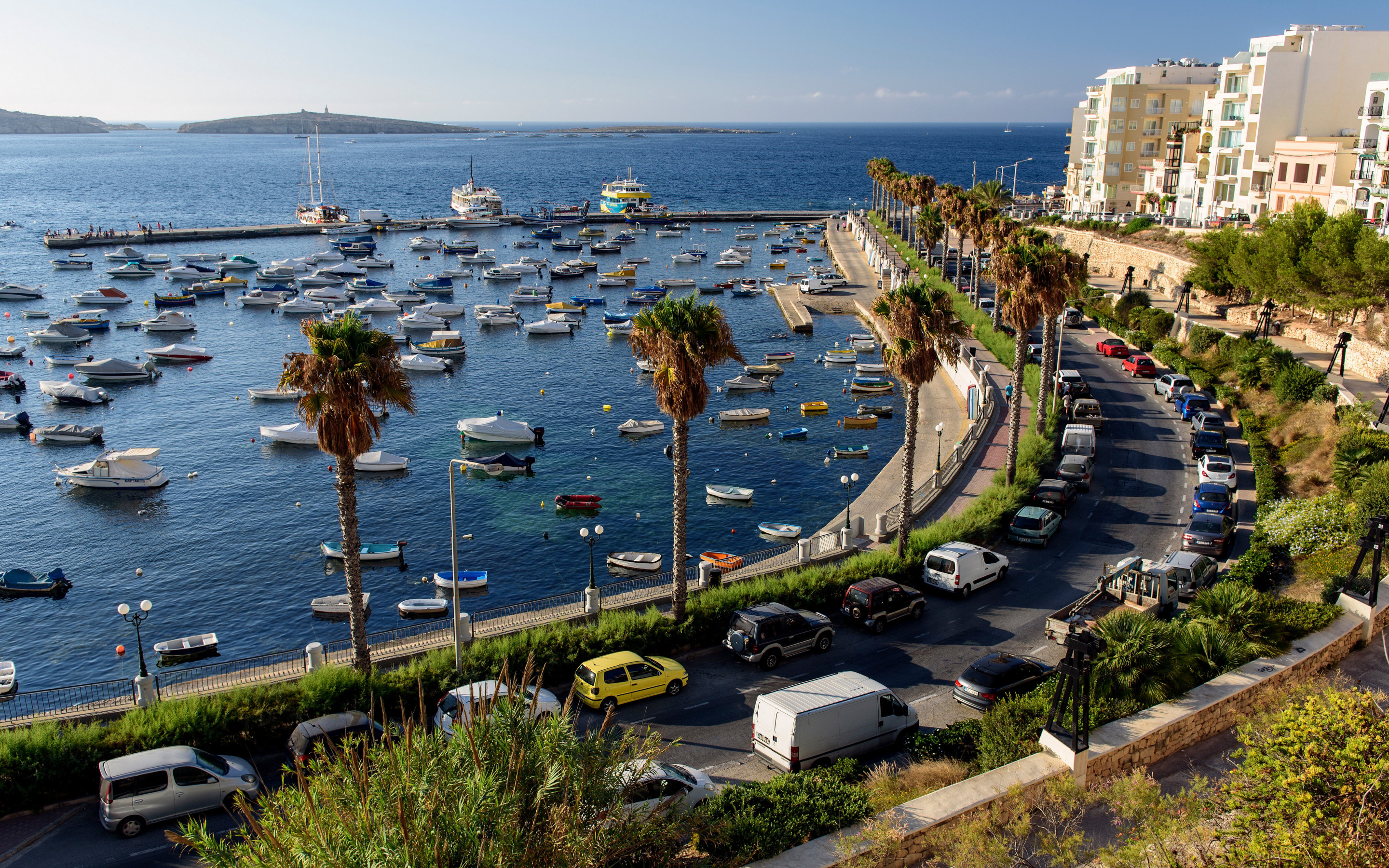 Malta, Valletta coast, Evening sunset, Mediterranean beauty, 2880x1800 HD Desktop