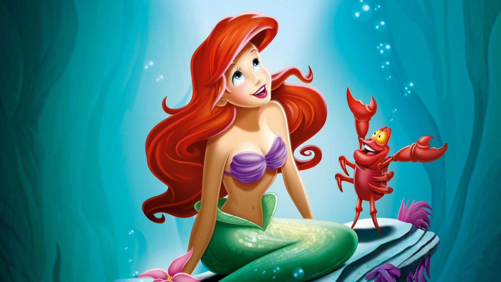 Sebastian, Ariel (The Little Mermaid) Wallpaper, 1920x1080 Full HD Desktop