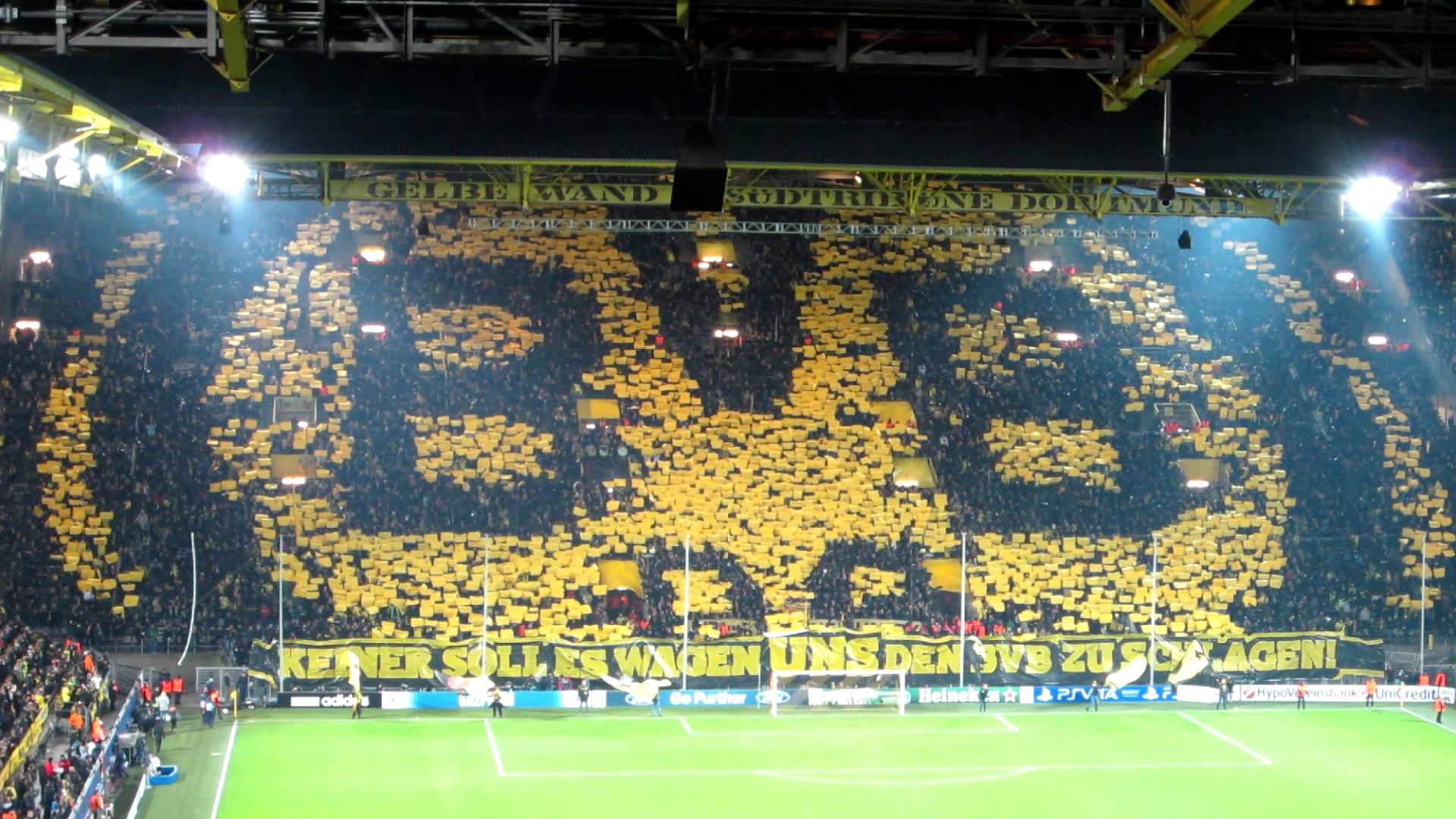 Fan choreo, Borussia Dortmund Wallpaper, 1920x1080 Full HD Desktop