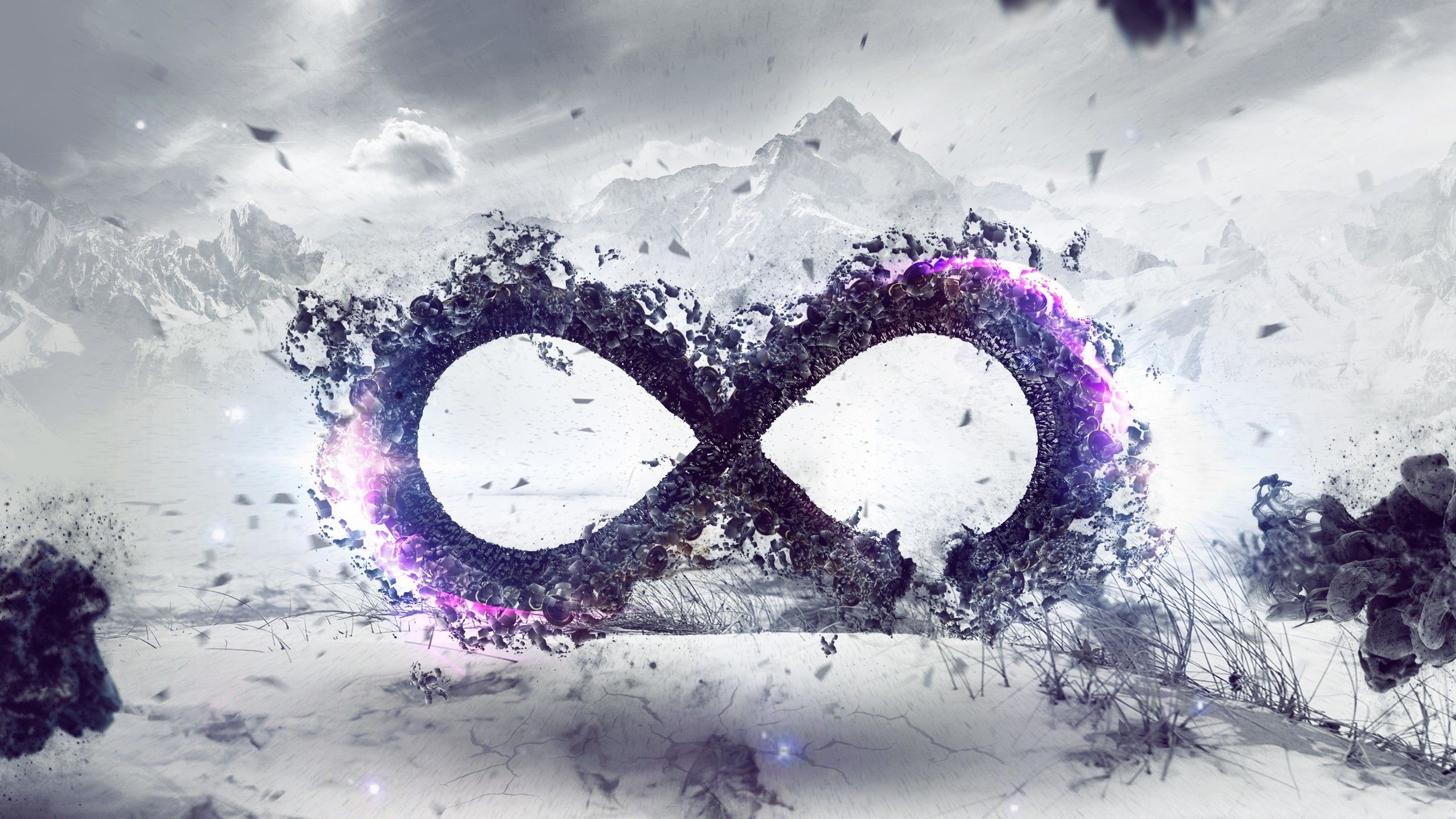 Infinity sign wallpapers, Top free backgrounds, Infinite possibilities, Timeless symbol, 2560x1440 HD Desktop