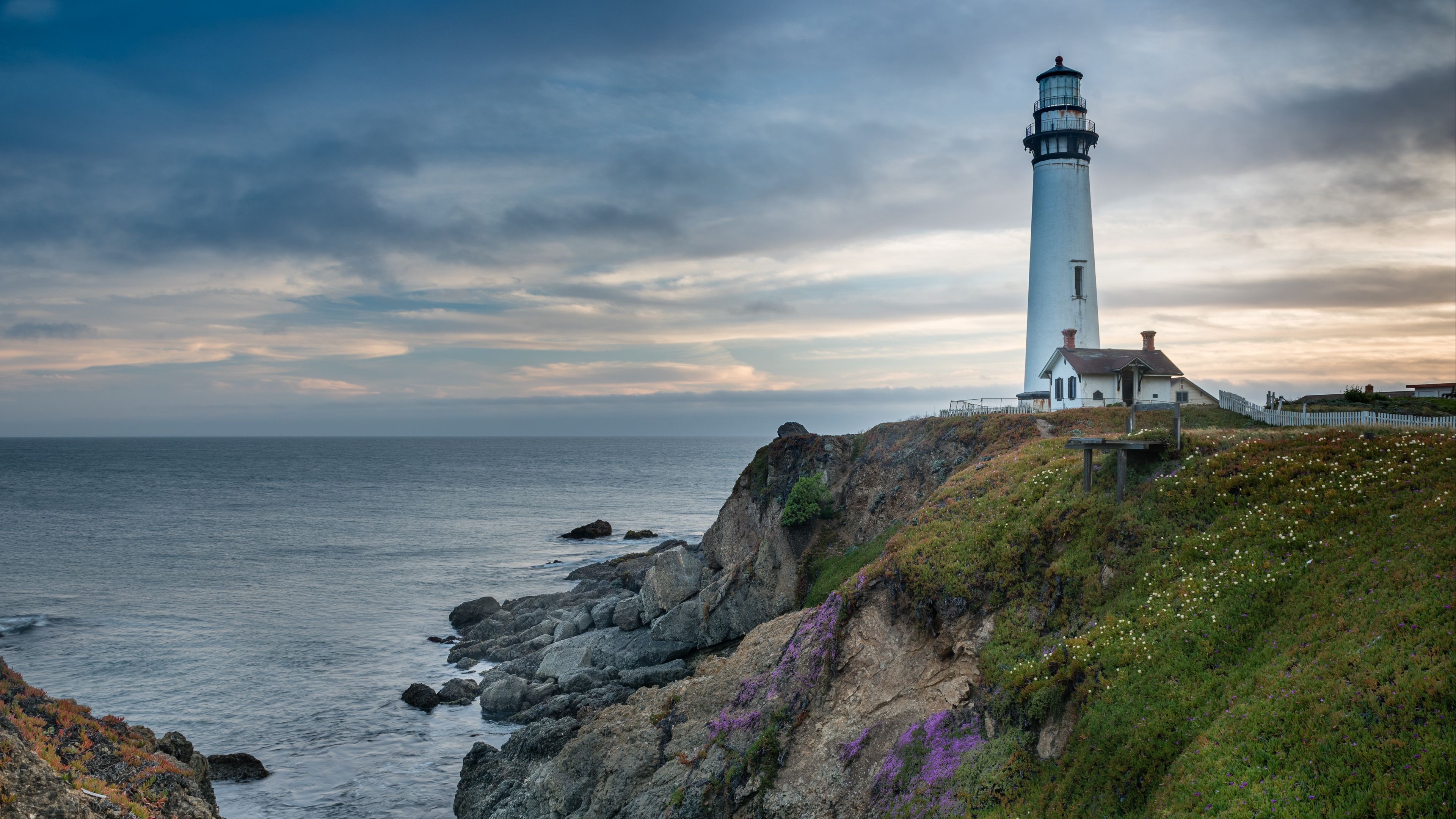 Pigeon Point, Lighthouses Wallpaper, 3840x2160 4K Desktop