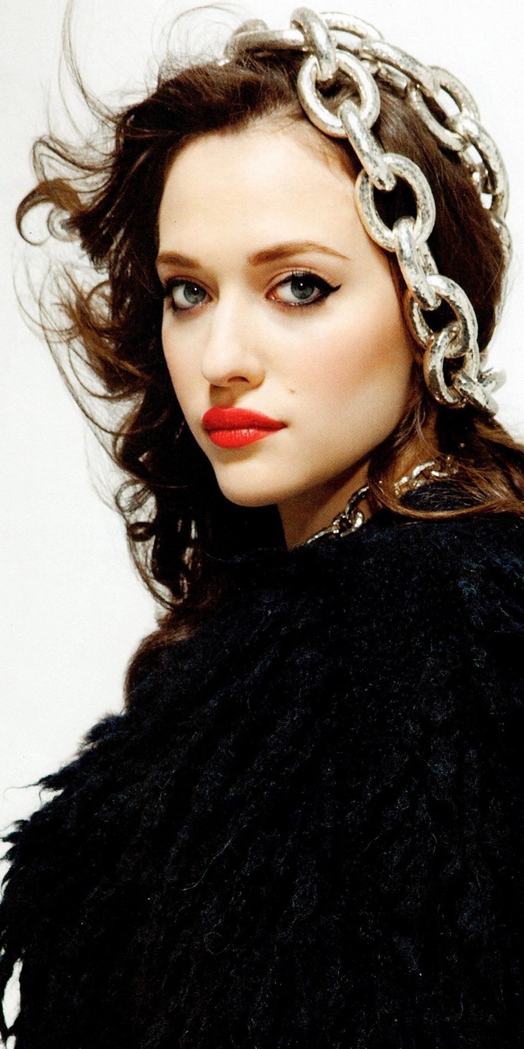 Red lips, Beautiful Kat Dennings, Kat Dennings red lips, 1080x2160 HD Phone