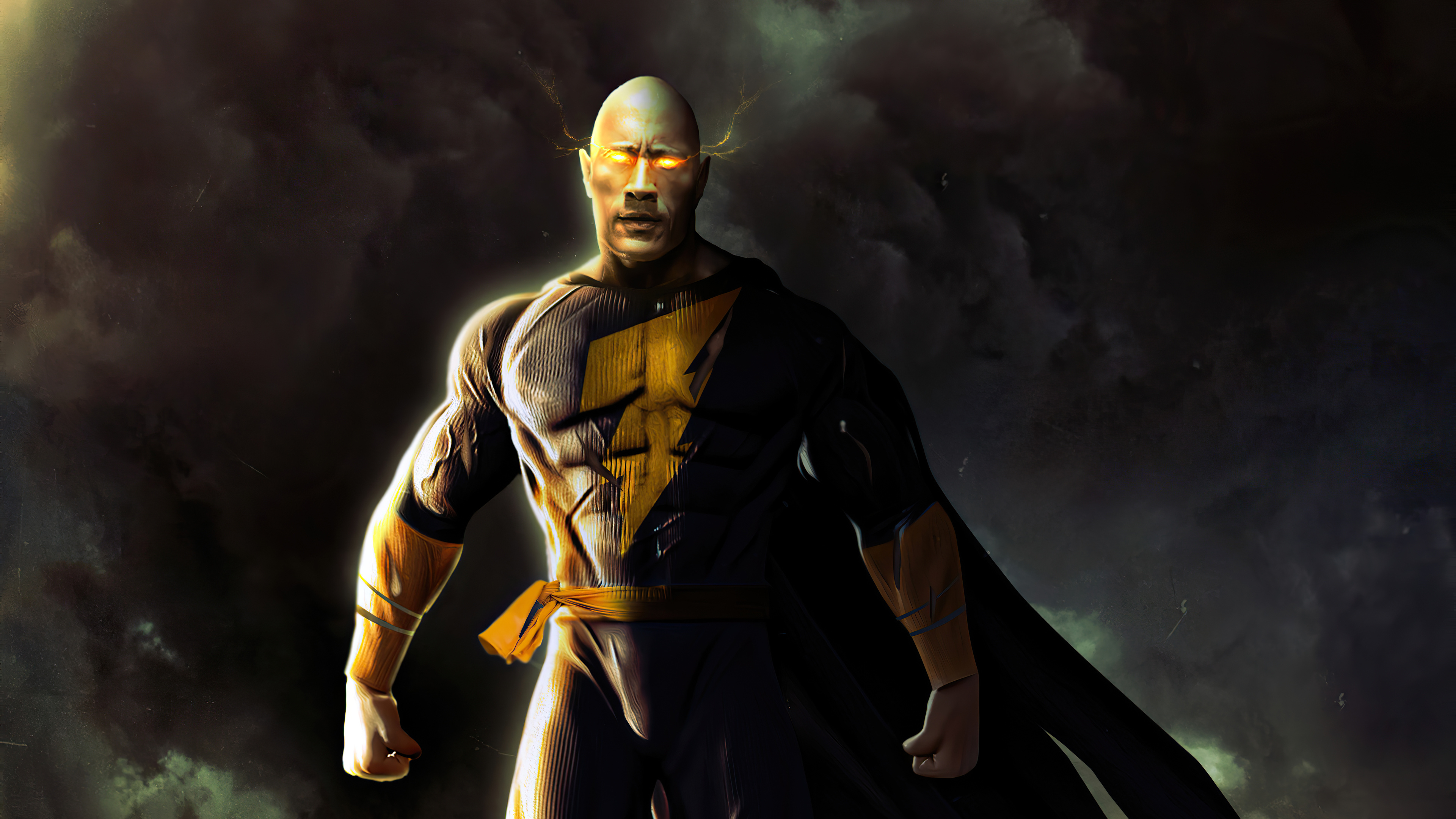 Black Adam, Dwayne Johnson, Superhero wallpaper, HD quality, 3840x2160 4K Desktop