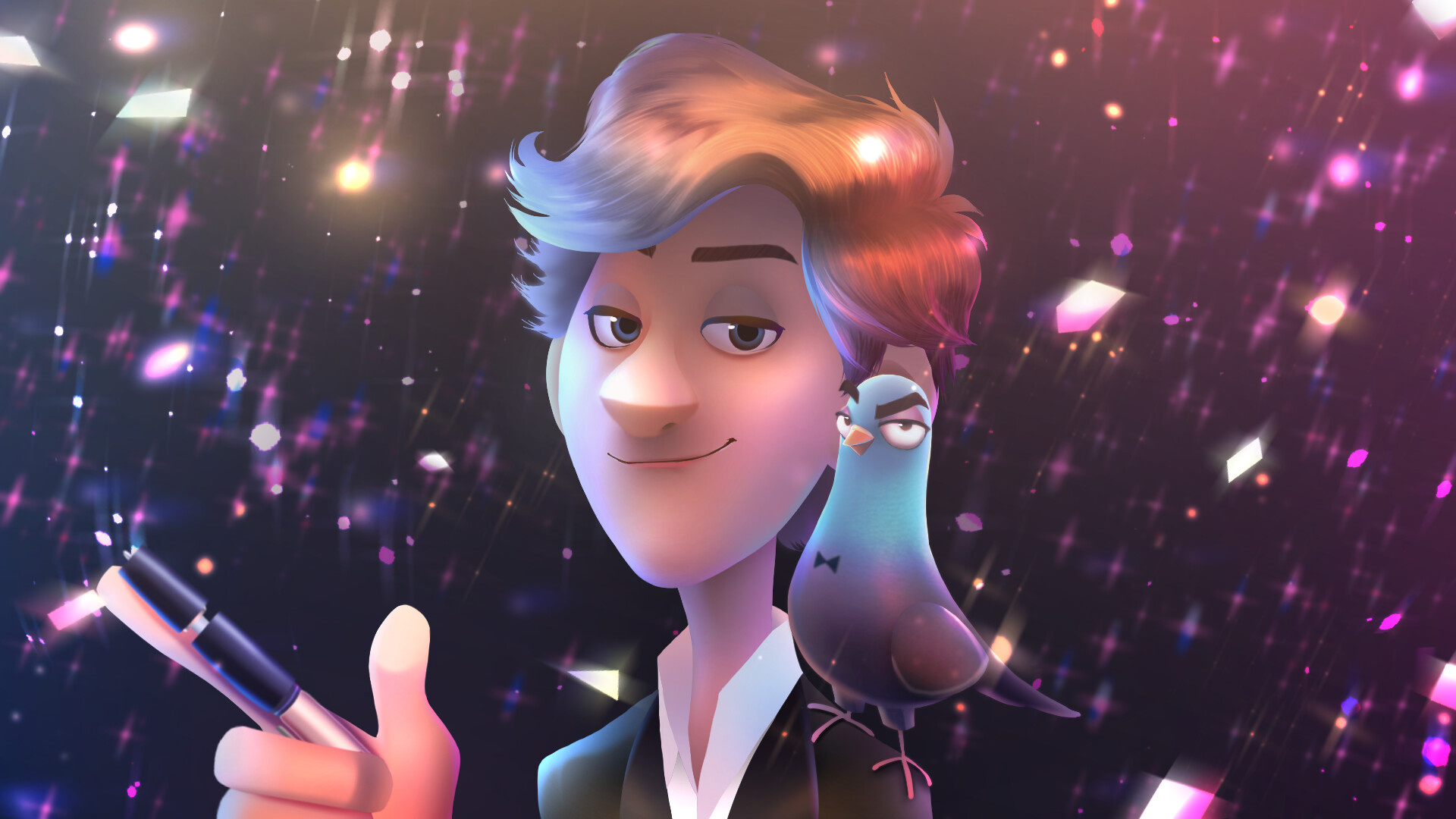 Spies in Disguise Animation, Stunning fan art, Creative tribute to the movie, Artistic interpretation, 1920x1080 Full HD Desktop