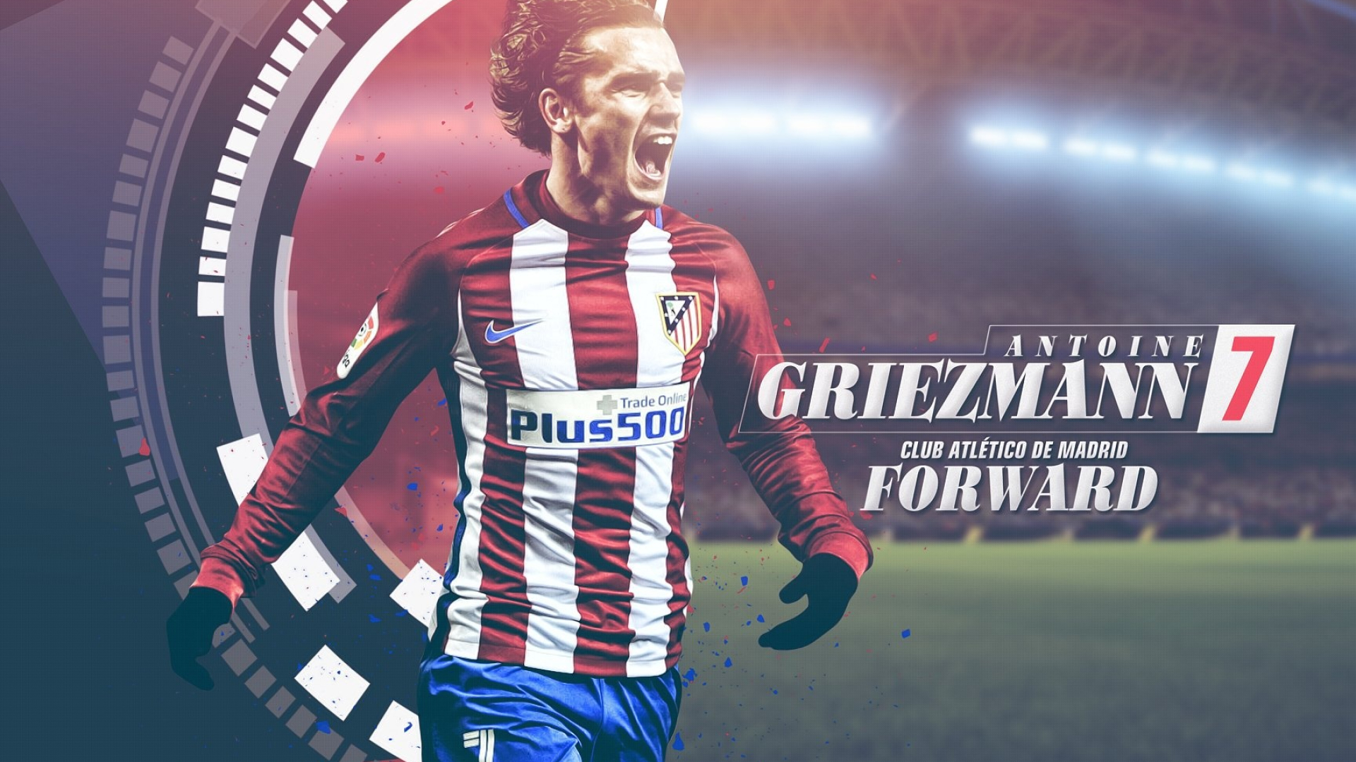 Antoine Griezmann, Atletico Madrid, HD wallpaper, Football superstar, 1920x1080 Full HD Desktop