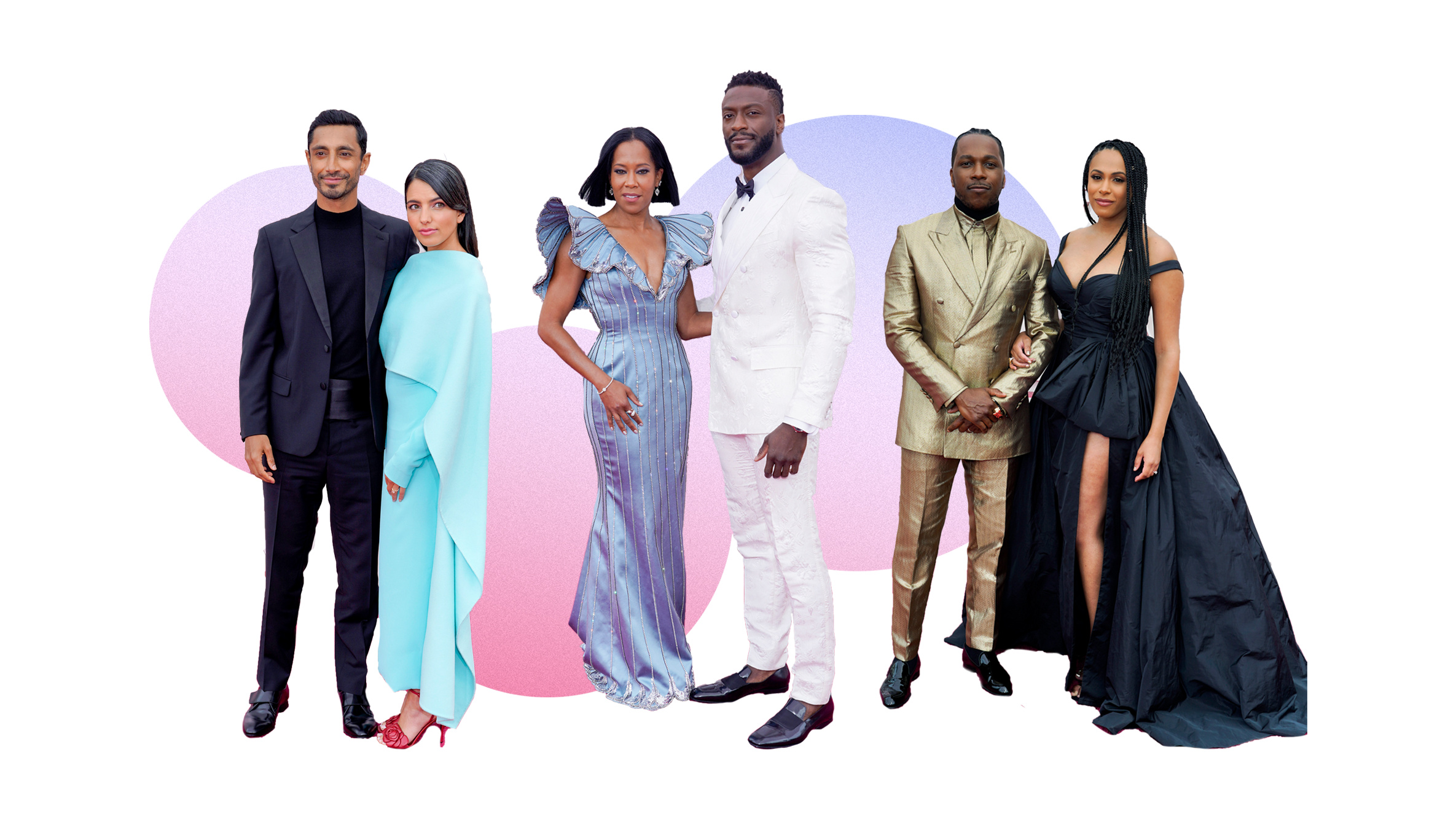 Aldis Hodge, Best couples, Oscars 2021, Riz Ahmed, 2370x1340 HD Desktop