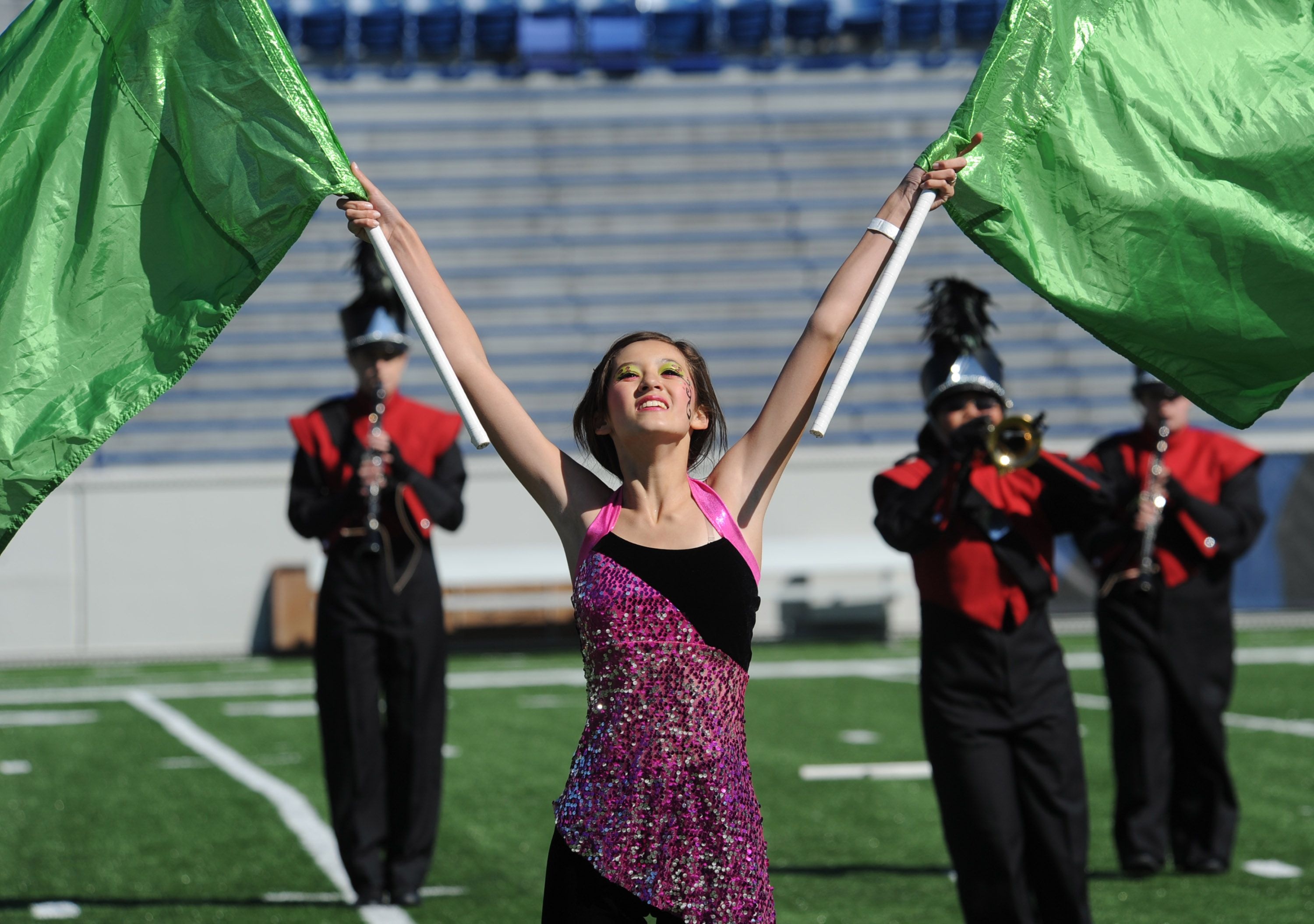 Color Guard, Flag spinning, Winter Guard, Color, 3000x2110 HD Desktop