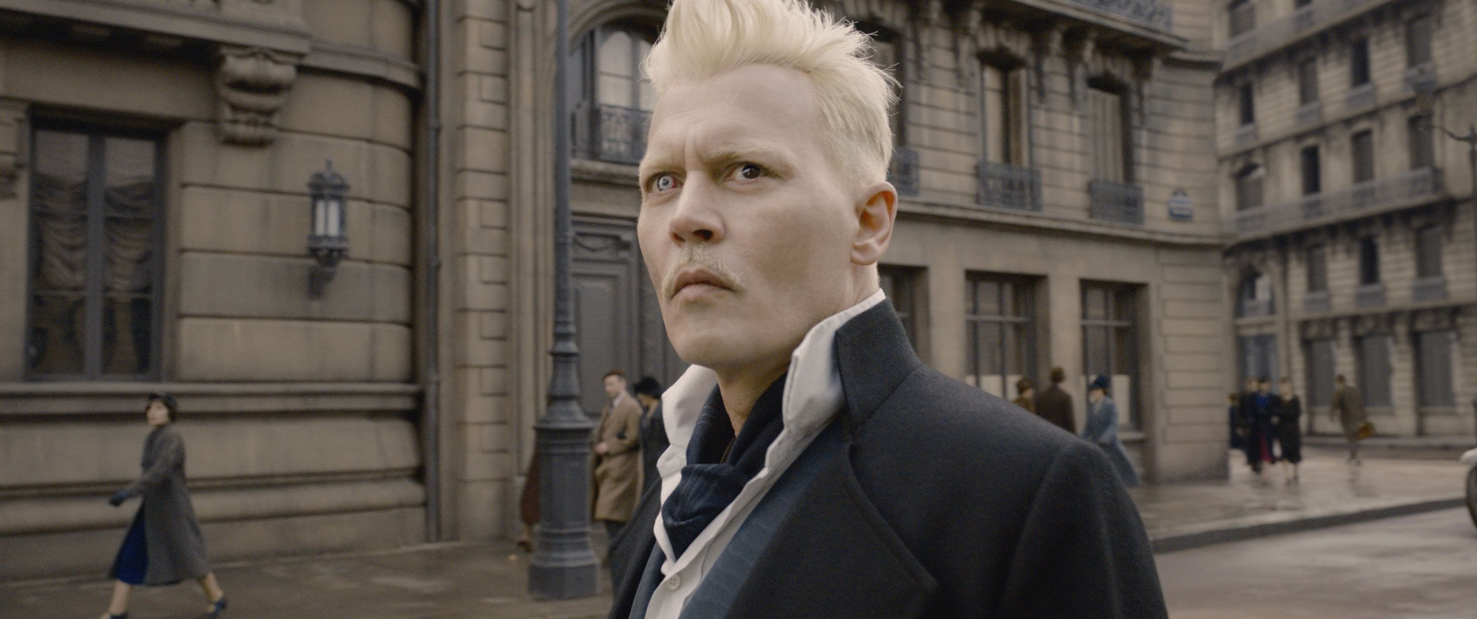 Grindelwald character, Fantastic Beasts movies, Secrets of Dumbledore, New Grindelwald, 3000x1260 Dual Screen Desktop