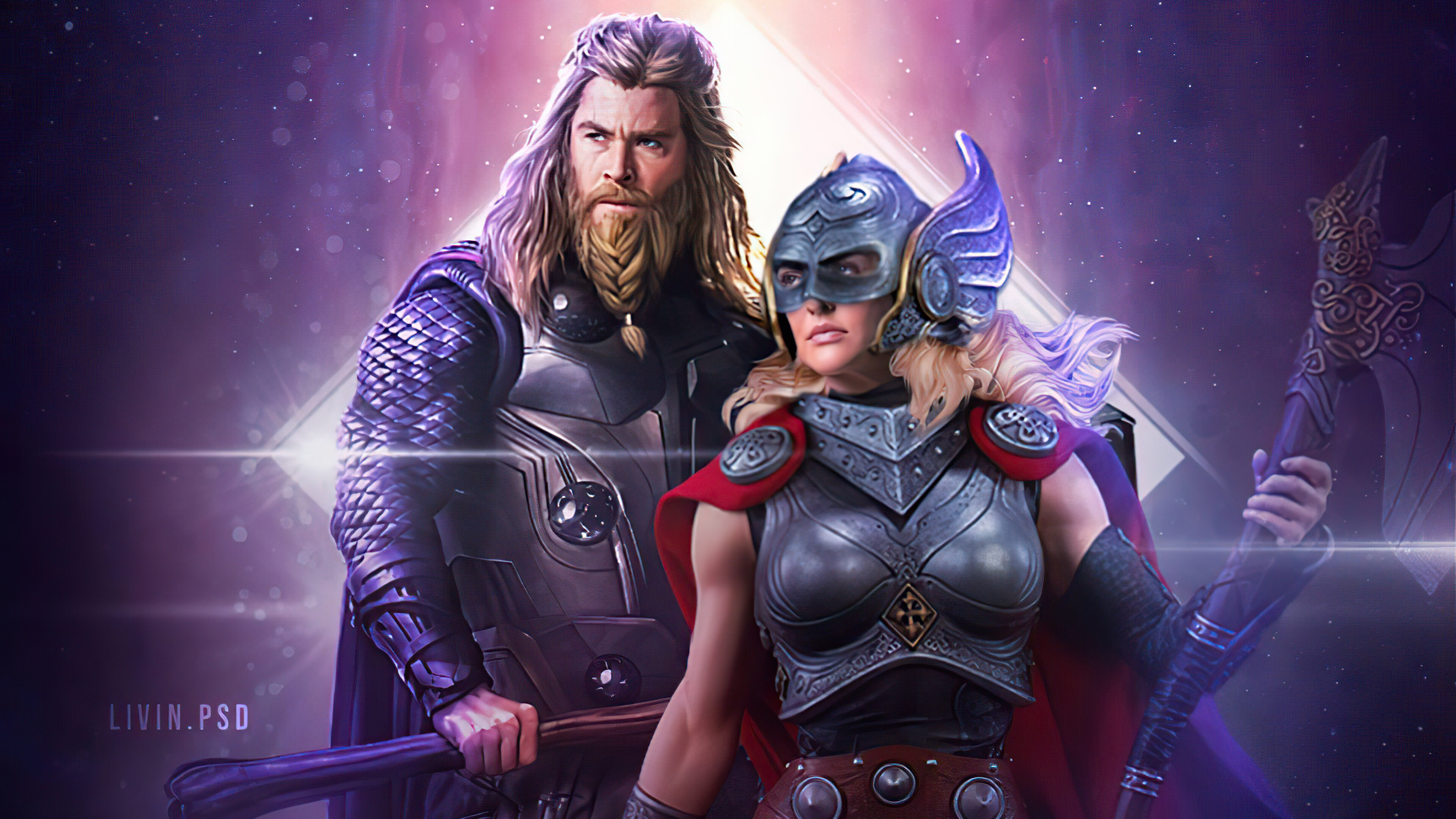 Thor: Love and Thunder, Resolution HD, Wallpaper, Photos, 3840x2160 4K Desktop