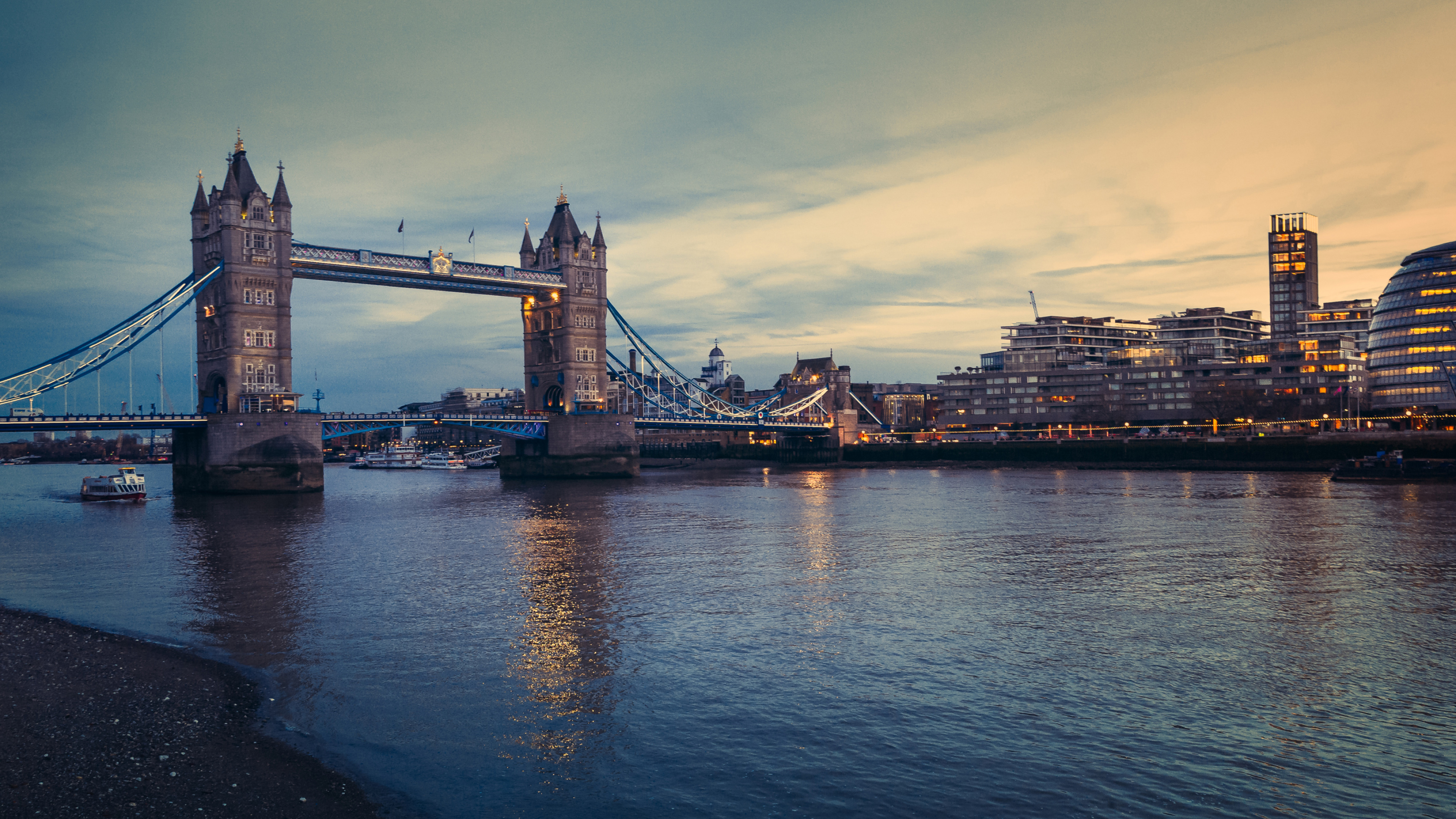 London Skyline, Cityscapes, Desktop wallpapers, 4K Ultra HD, 3840x2160 4K Desktop