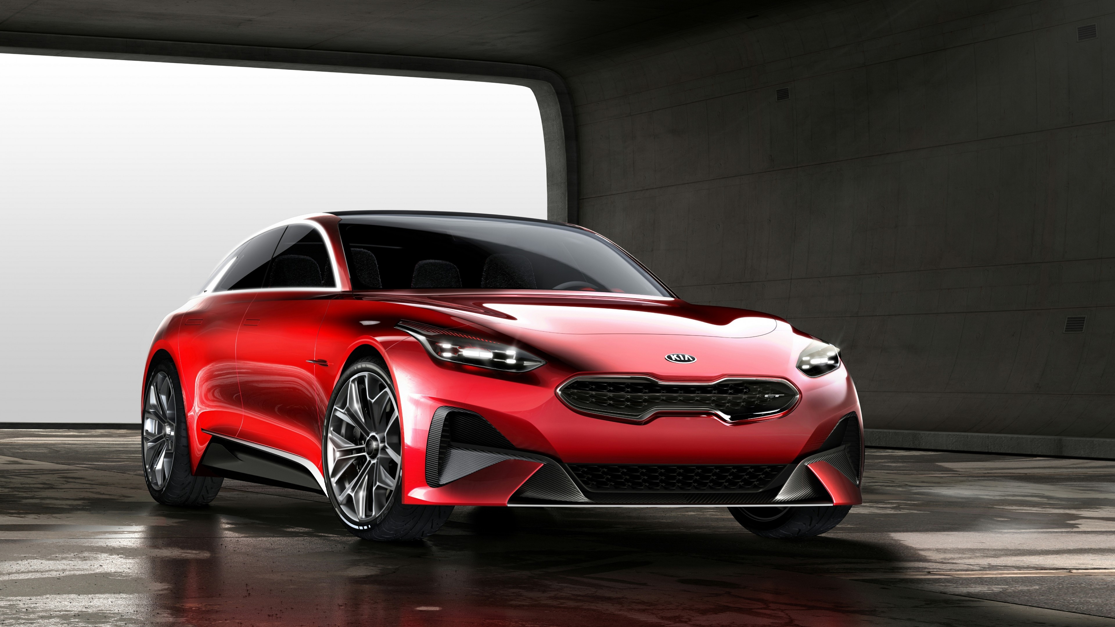 GT Concept, Kia Stinger Wallpaper, 3840x2160 4K Desktop