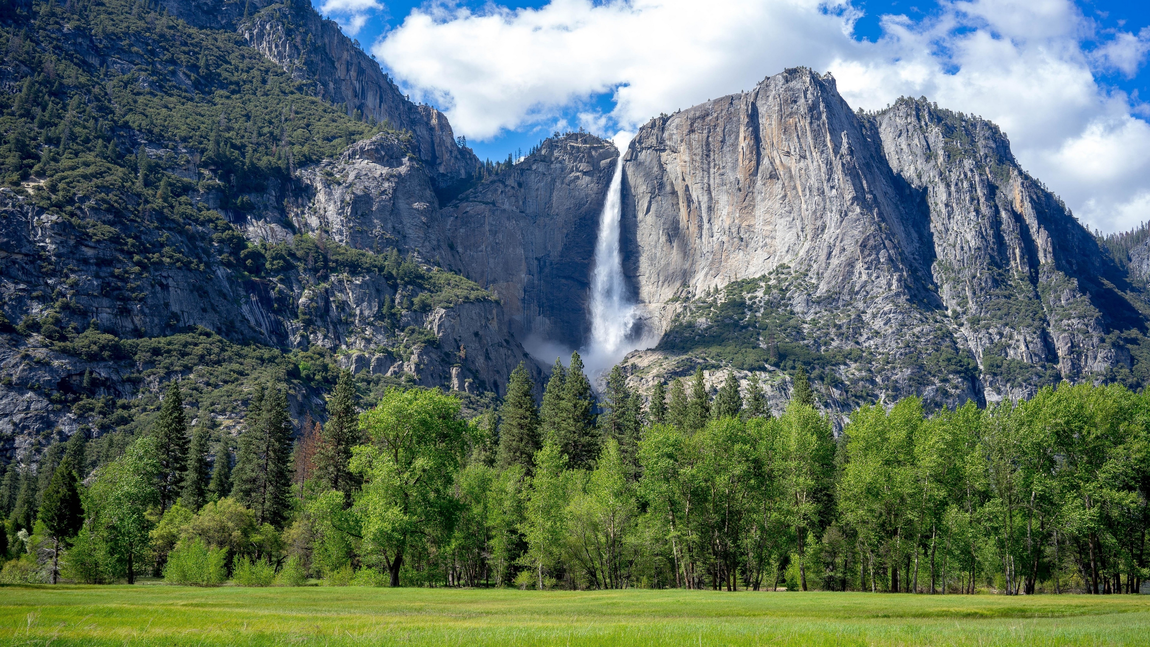 Upper Yosemite Fall, Yosemite National Park Wallpaper, 3840x2160 4K Desktop