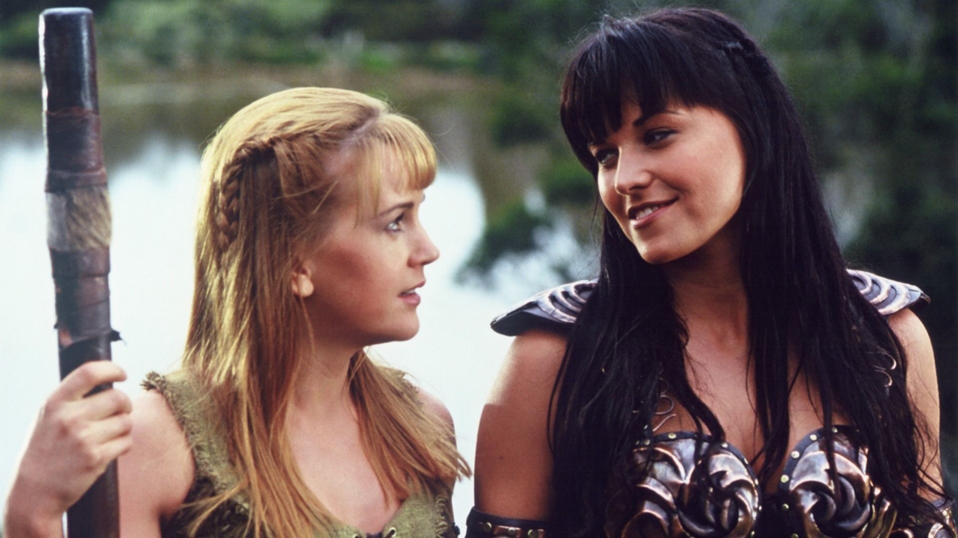 People Women Outdoors, Model TV Person, Xena Warrior Princess, Lucy Lawless, 1920x1080 Full HD Desktop