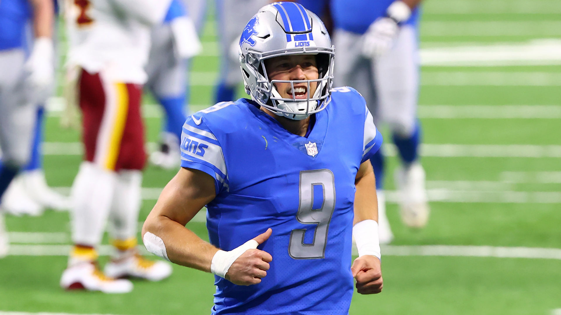 Matthew Stafford, Posted by Zoey Sellers, 1920x1080 Full HD Desktop