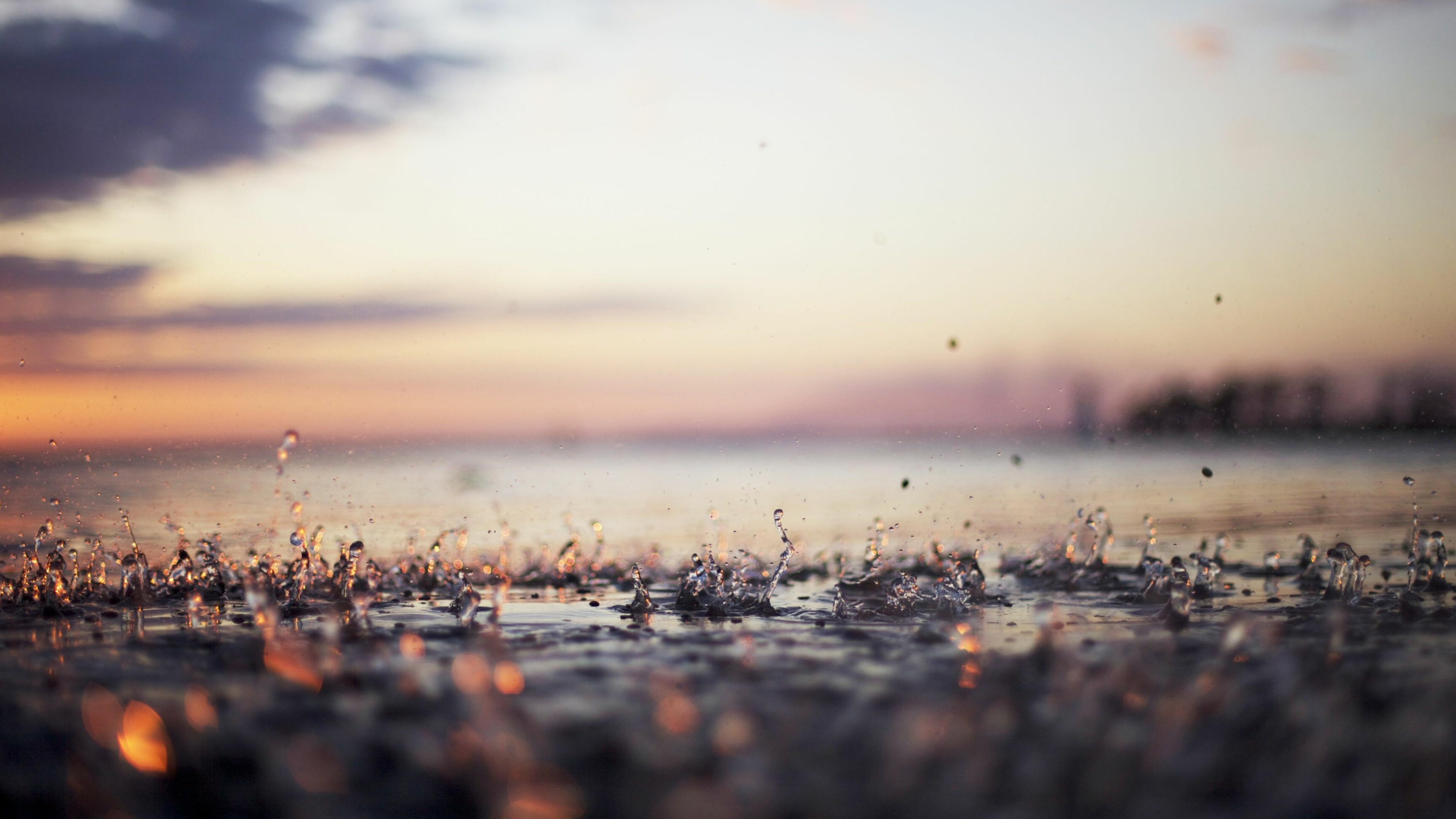 Rain in 4K, Heavenly droplets, Nature's symphony, A rainy day, 3840x2160 4K Desktop