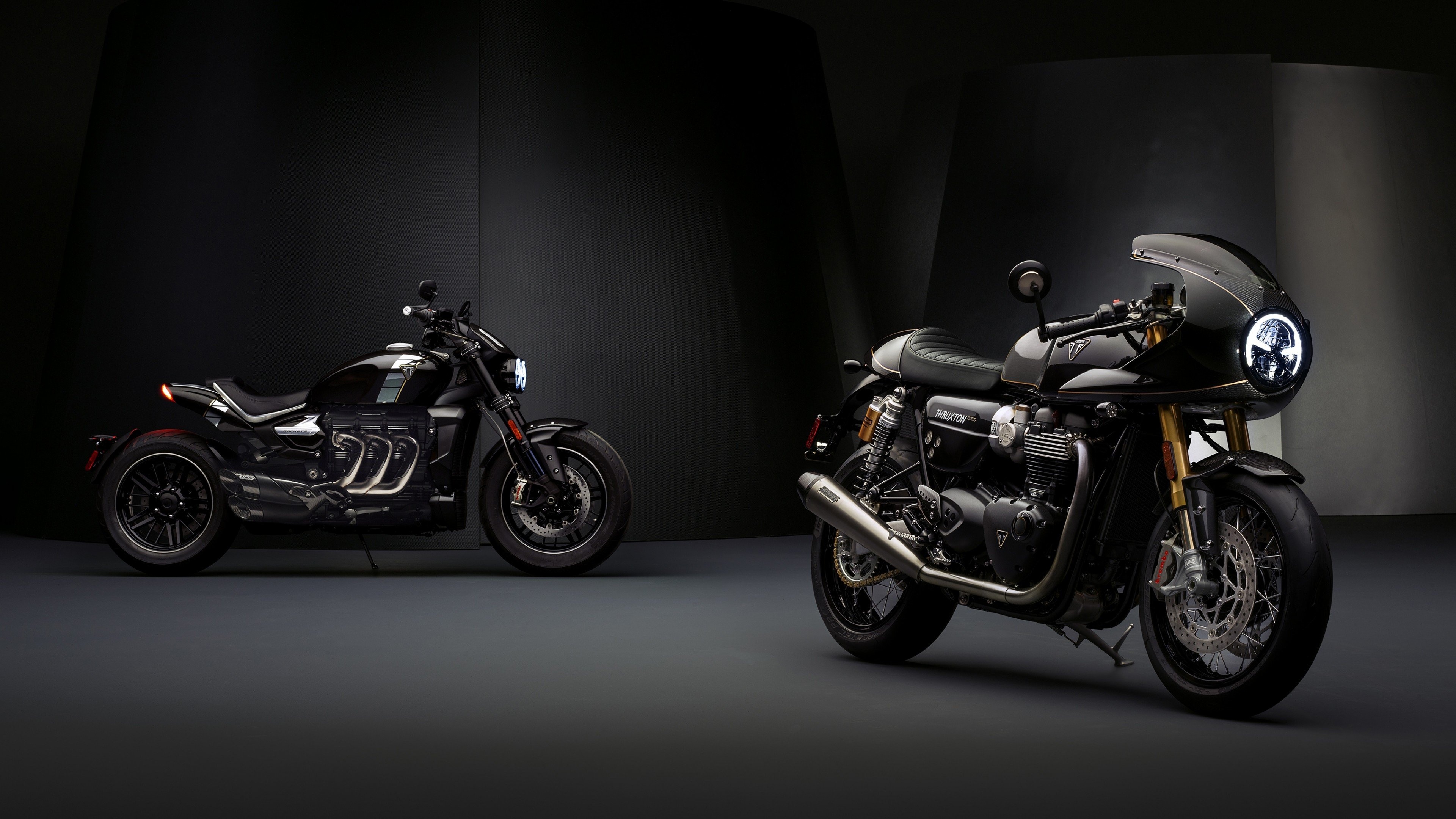 Triumph Thruxton RS, Auto excellence, Classic British design, Thruxton anniversary, 3840x2160 4K Desktop