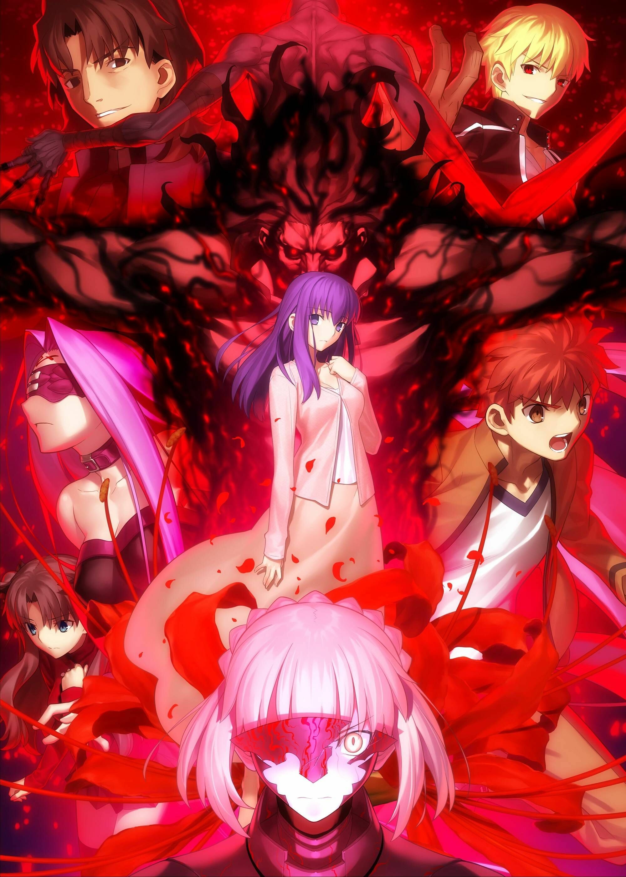 Heaven's Feel, Fate/stay night, Lost Butterfly poster, Demoralizedjam art, 2000x2800 HD Phone