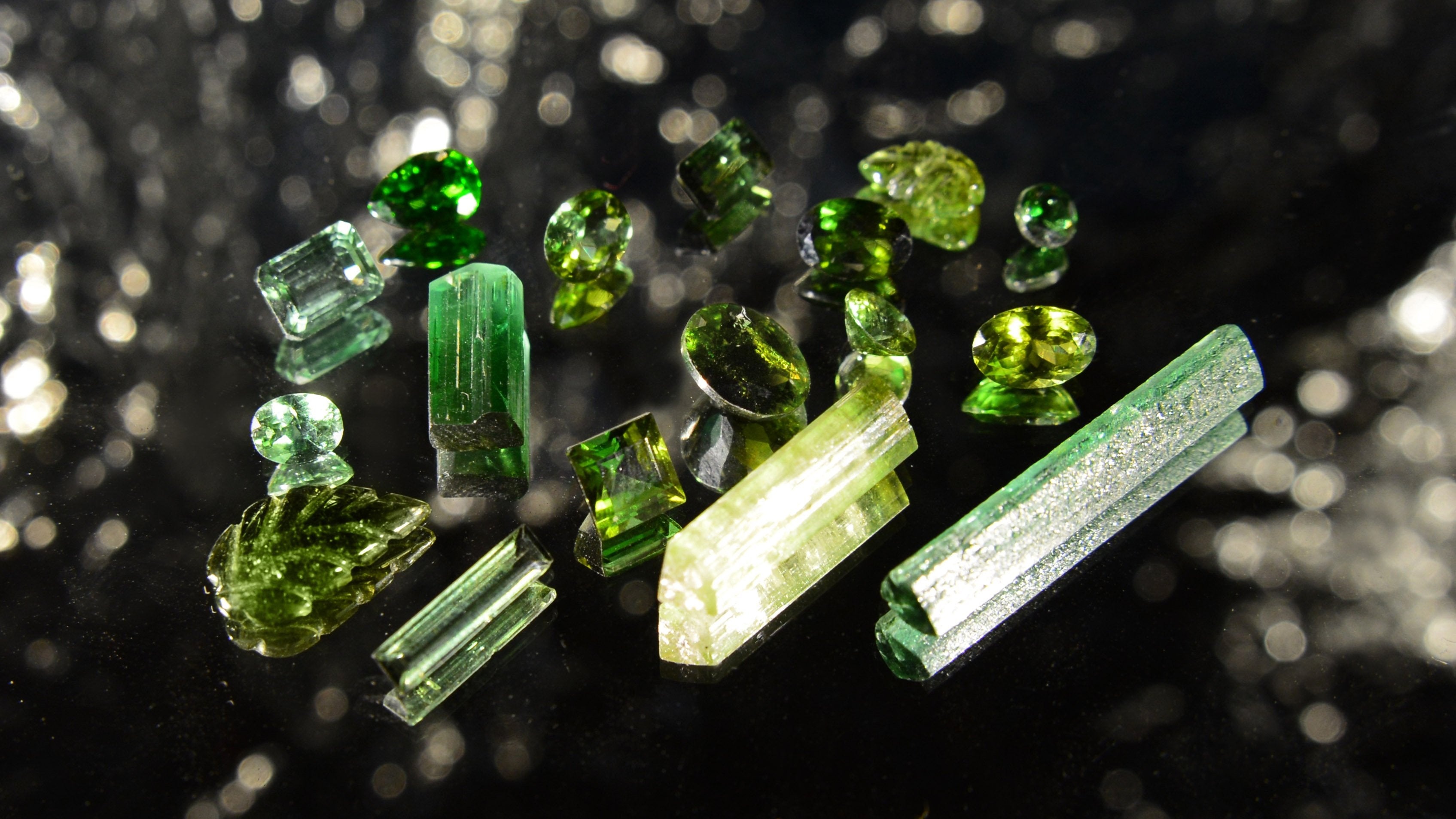 Tourmaline, Crystal treasures, Geological formations, Natural beauty, 3390x1910 HD Desktop