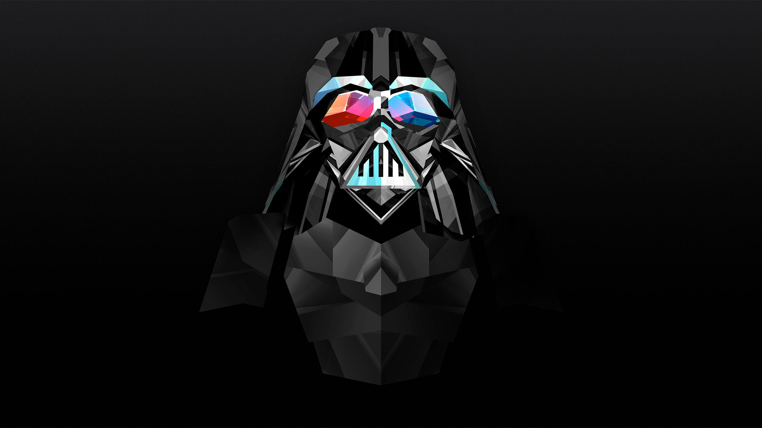 Darth Vader, Facets Wallpaper, 2560x1440 HD Desktop