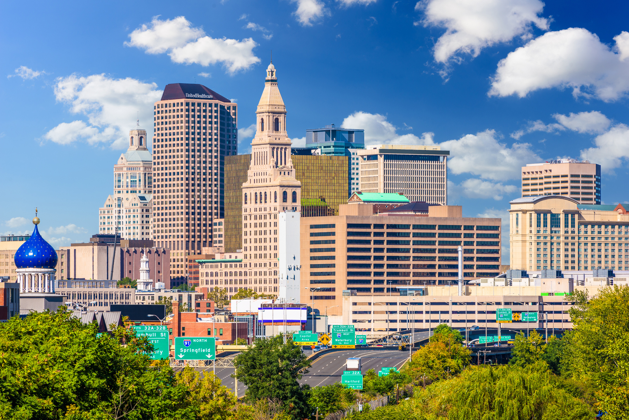 Hartford, Hartford CT skyline, Connecticut, 2120x1420 HD Desktop