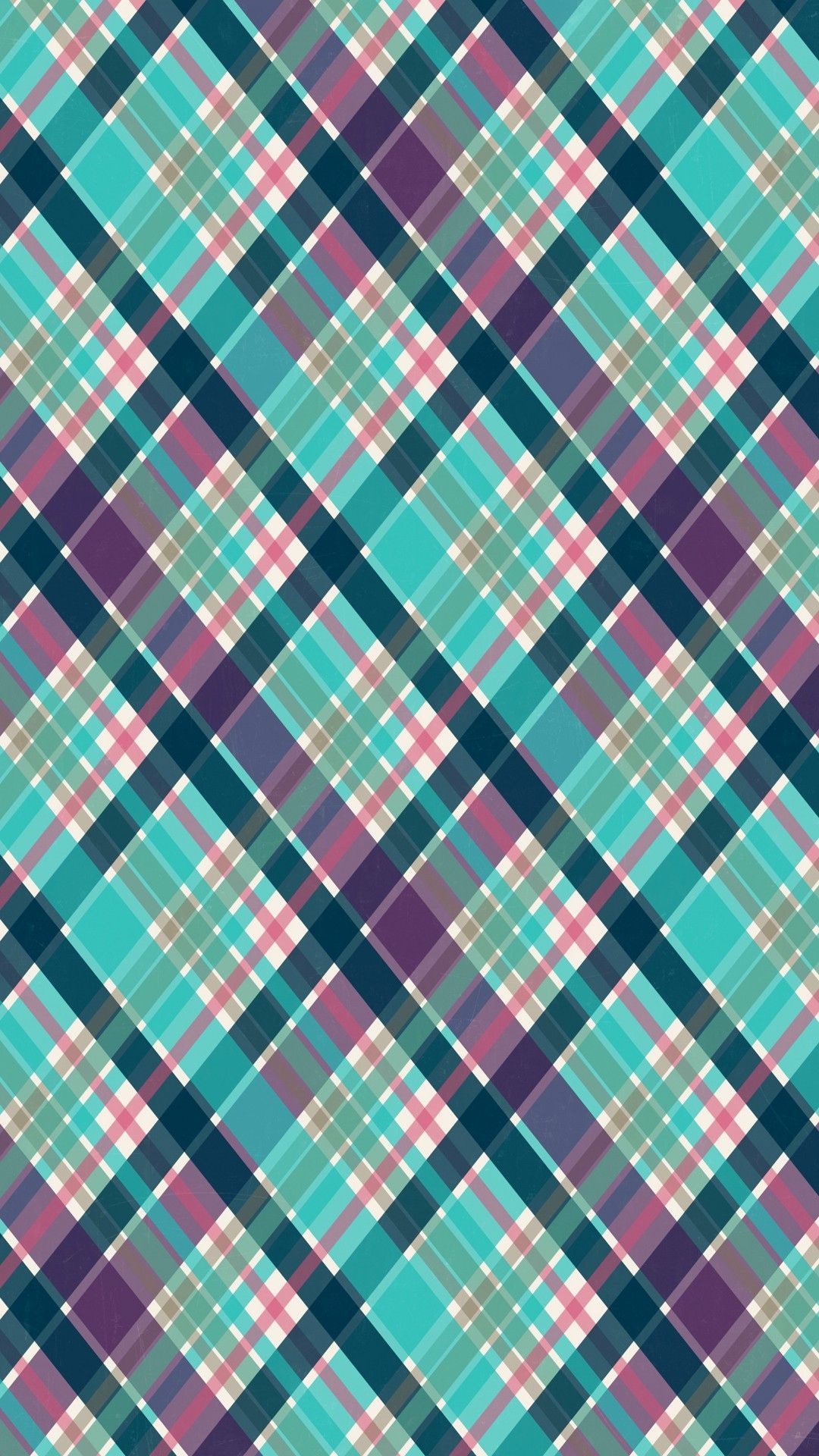 Teal plaid wallpaper, Pattern wallpaper, Cat wallpaper, Backgrounds, 1080x1920 Full HD Phone