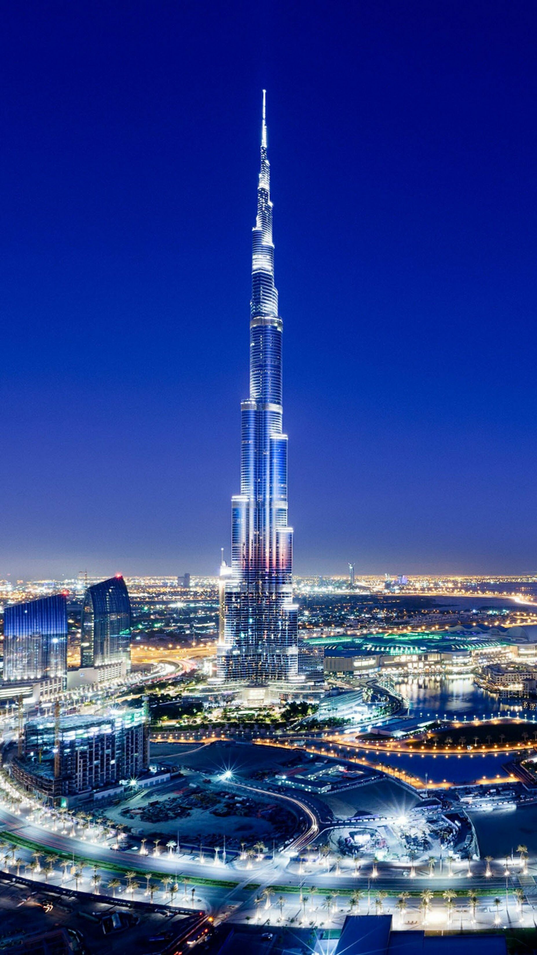 Burj Khalifa, 4K wallpaper, Iconic skyscraper, Impressive architecture, 1860x3300 HD Phone