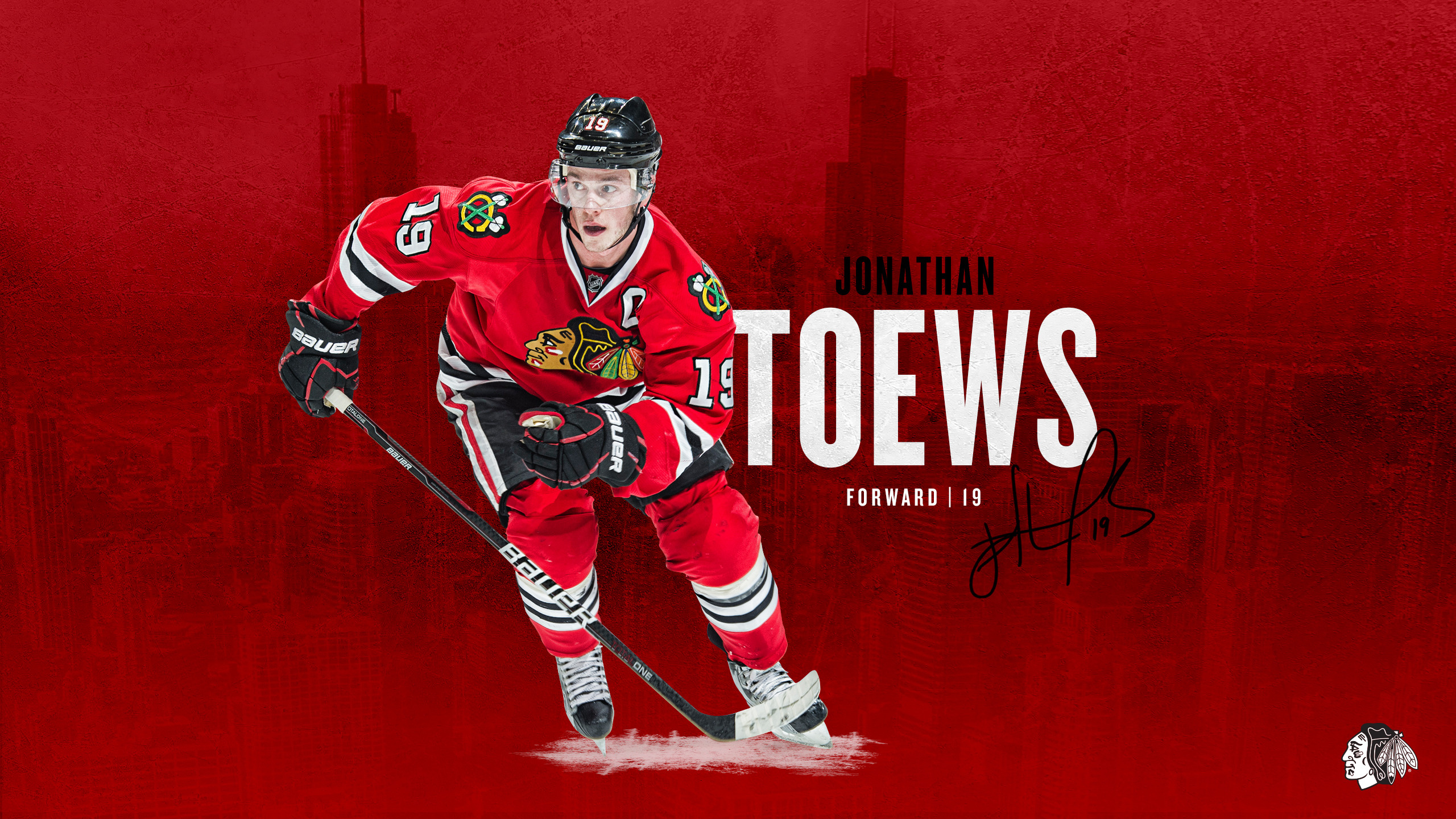 Jonathan Toews, Chicago Blackhawks Wallpaper, 2560x1440 HD Desktop