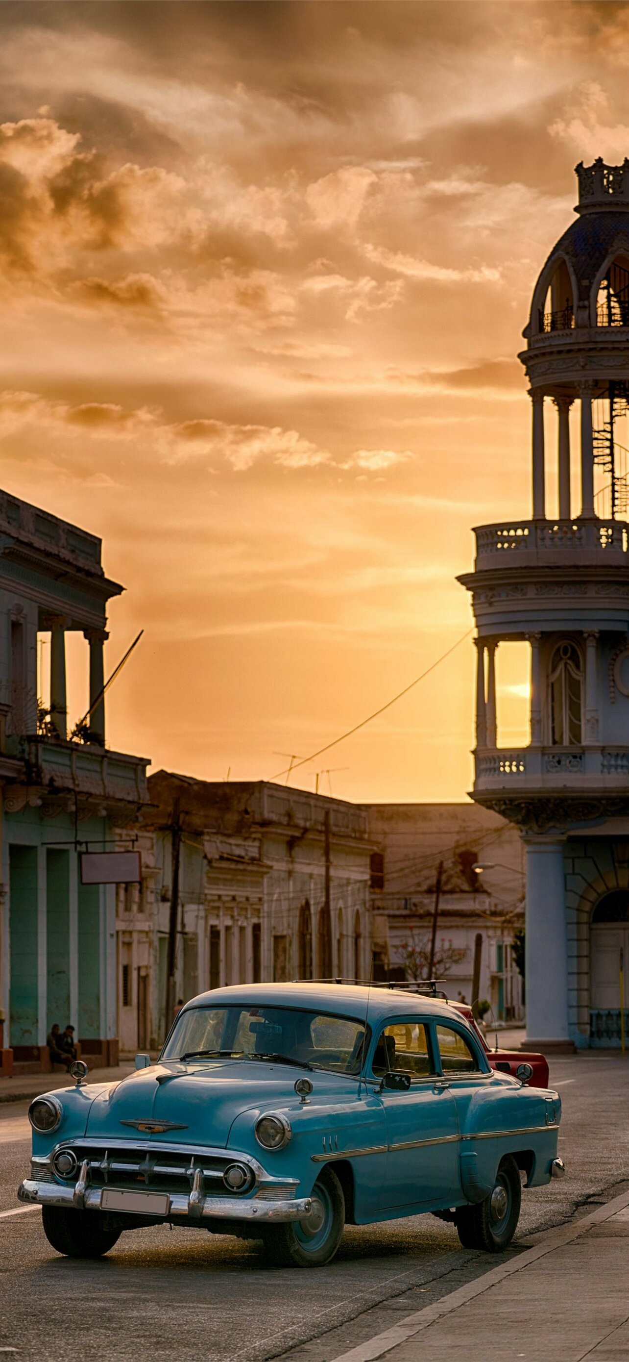 Tropical paradise, Dreamy beaches, Pastel-colored houses, Cultural heritage, 1290x2780 HD Phone